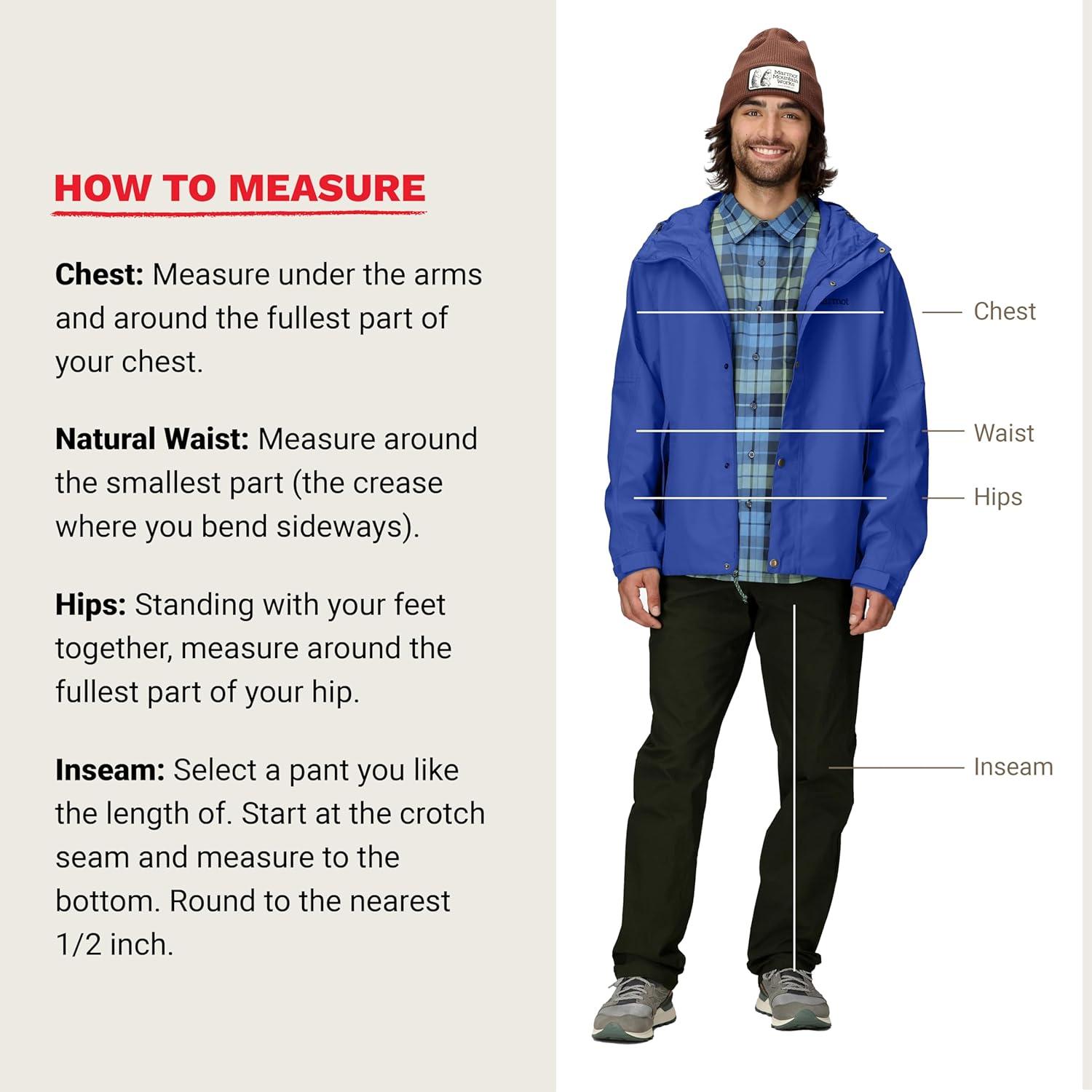 imageMARMOT Mens Cascade Durable ampamp Waterproof Rain JacketTrail Blue