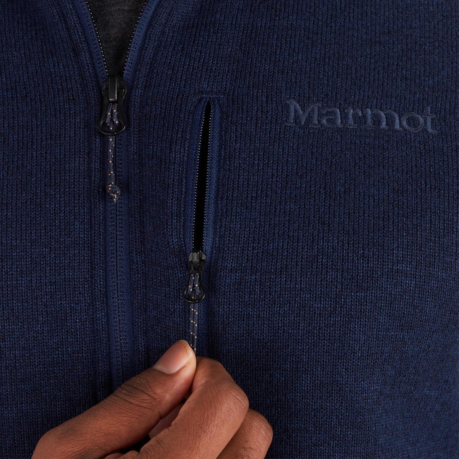 imageMARMOT Mens Drop Line 12 Zip Fleece JacketArctic Navy 2975