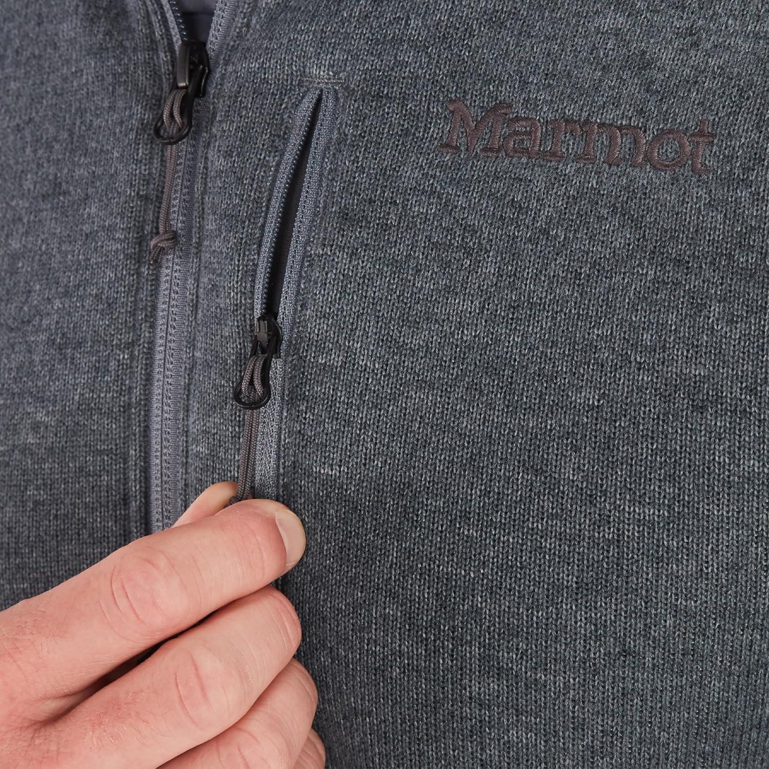 imageMARMOT Mens Drop Line 12 Zip Fleece JacketSteel Onyx 1515