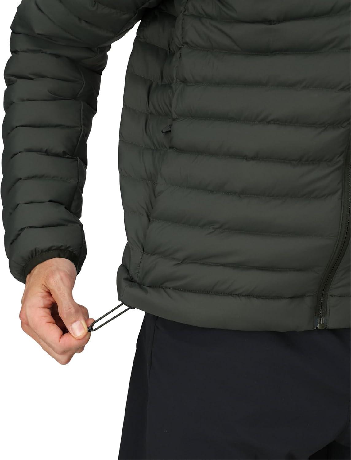 imageMARMOT Mens Echo Featherless Hoody Lightweight DownAlternative Puffer Jacket with HoodRosin Green