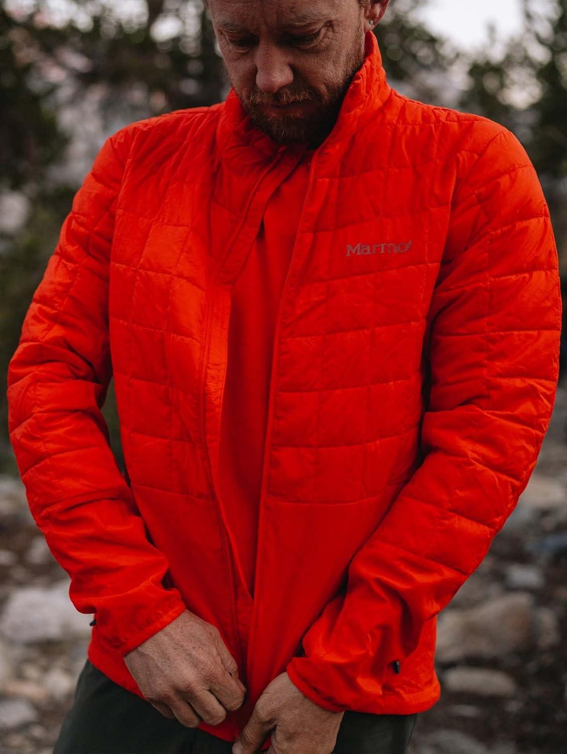 imageMARMOT Mens Echo Featherless Hybrid Jacket Lightweight DownAlternative Puffer LayerNori