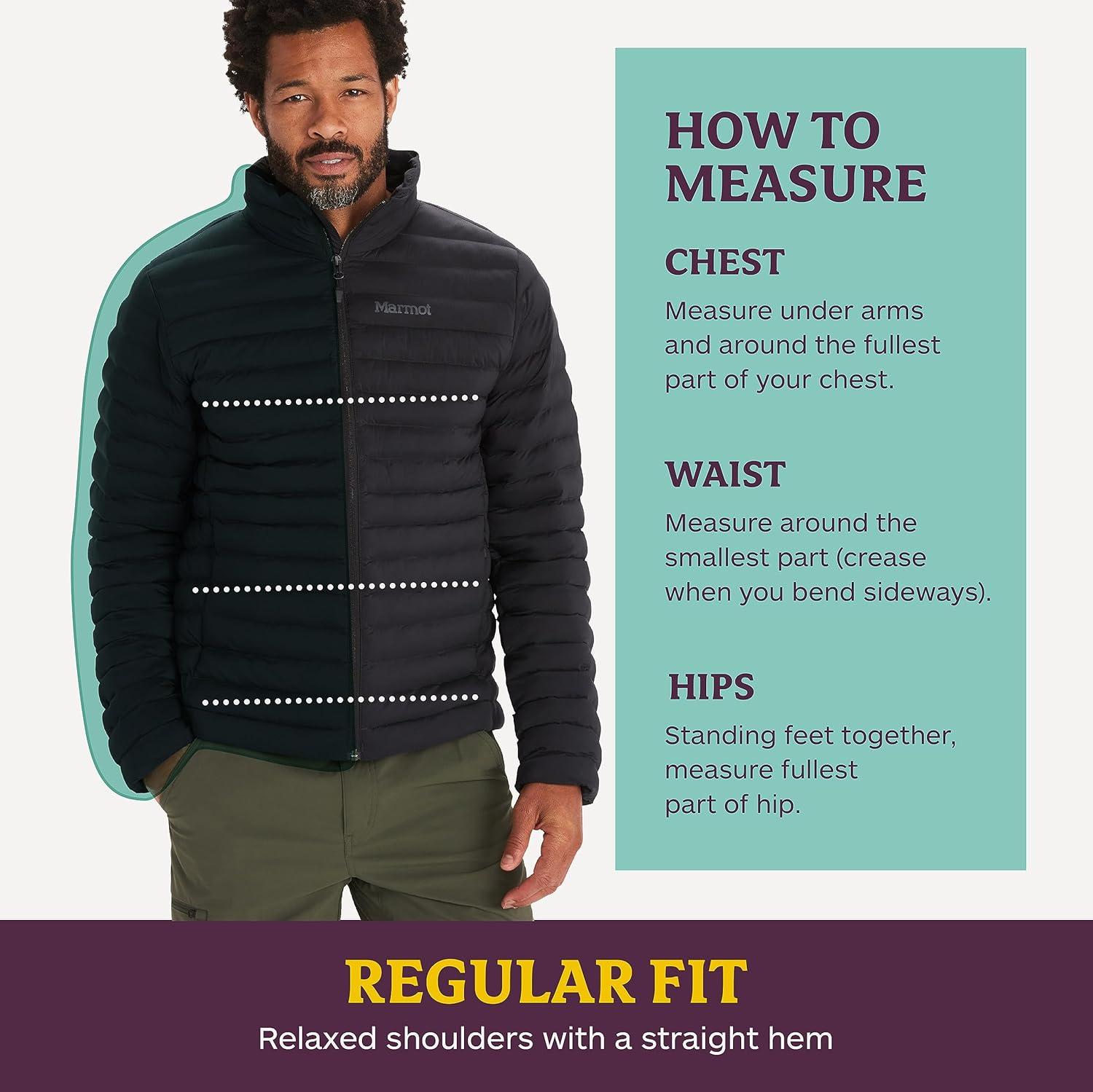 imageMARMOT Mens Echo Featherless Jacket Lightweight DownAlternative PufferArctic Navy