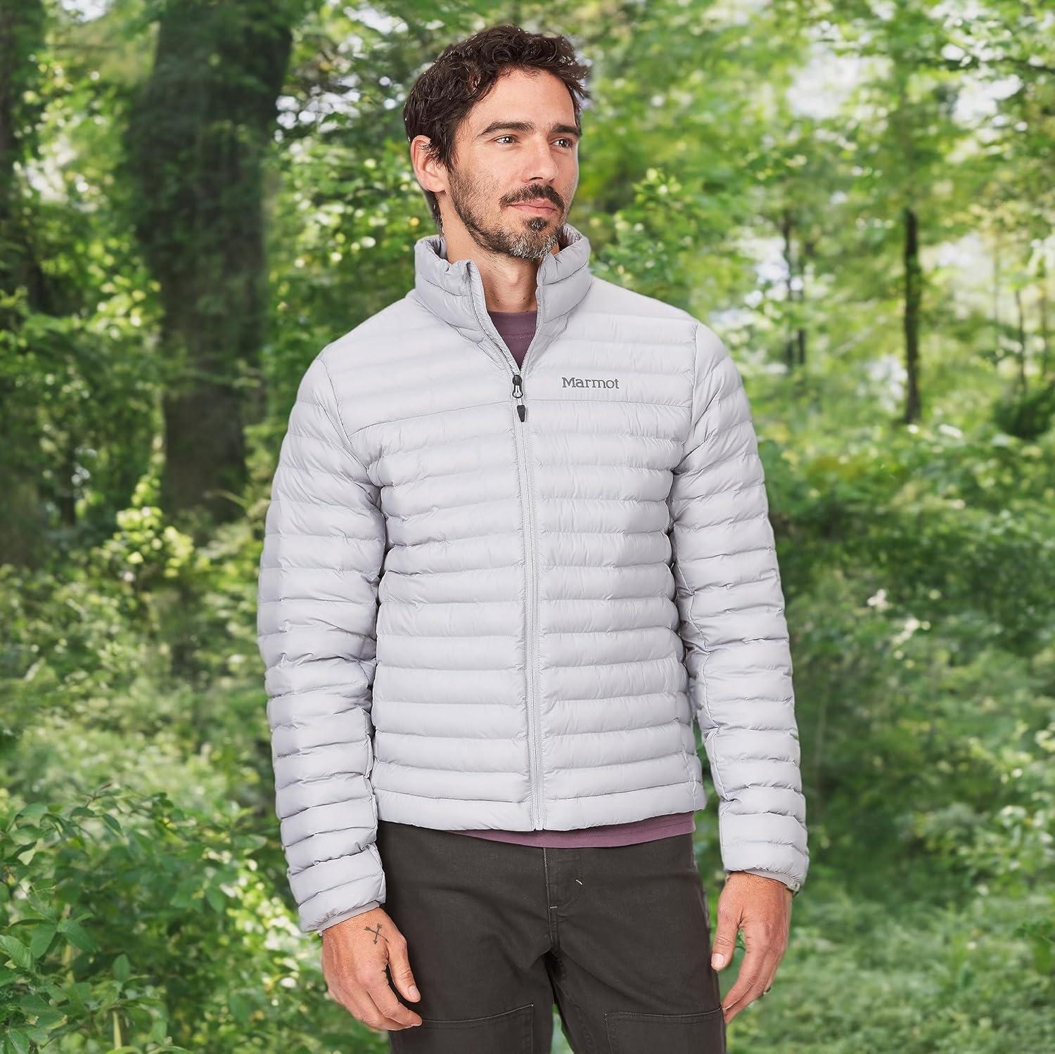 imageMARMOT Mens Echo Featherless Jacket Lightweight DownAlternative PufferSleet