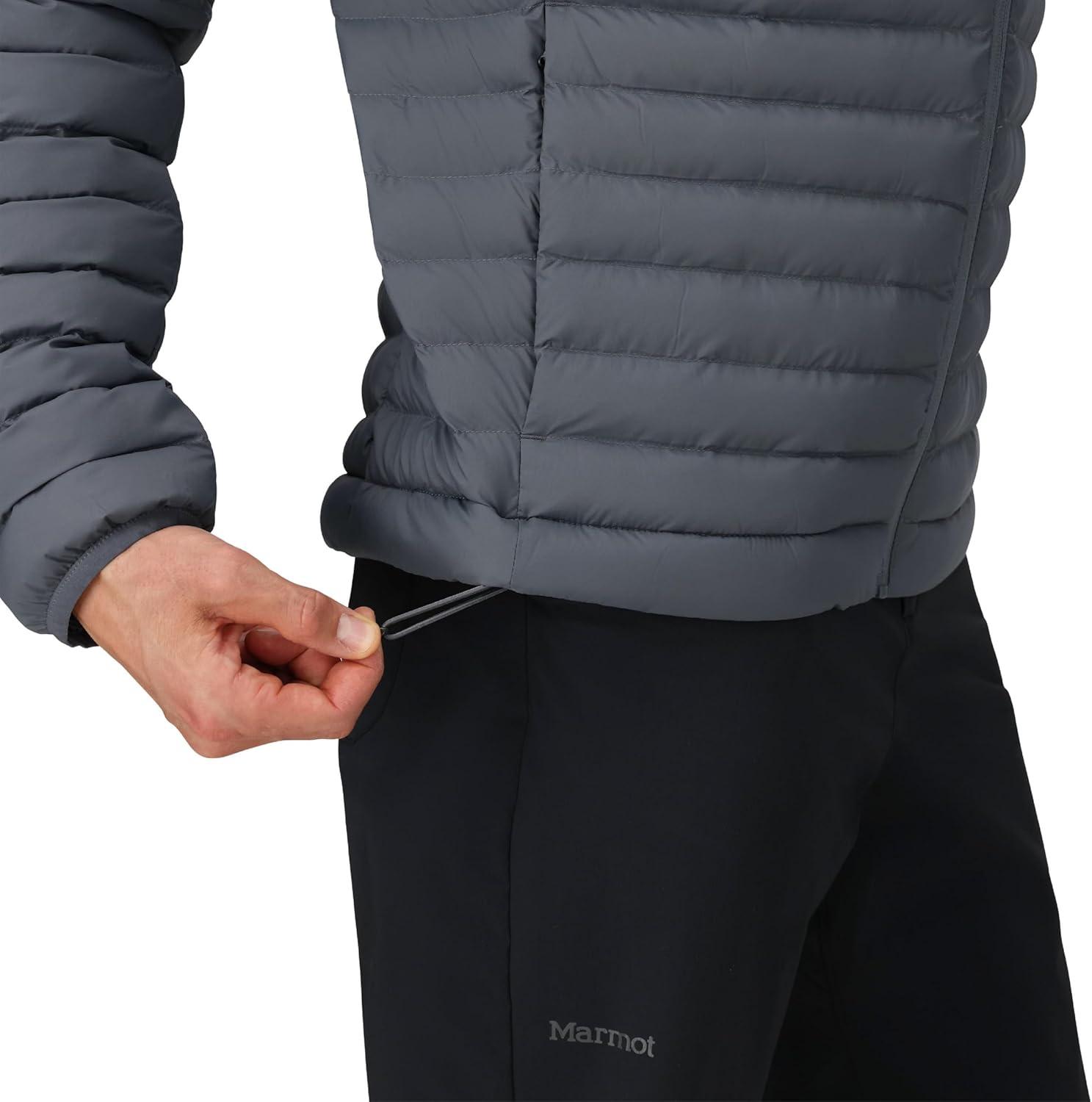 imageMARMOT Mens Echo Featherless Jacket Lightweight DownAlternative PufferSteel Onyx Latest Collection