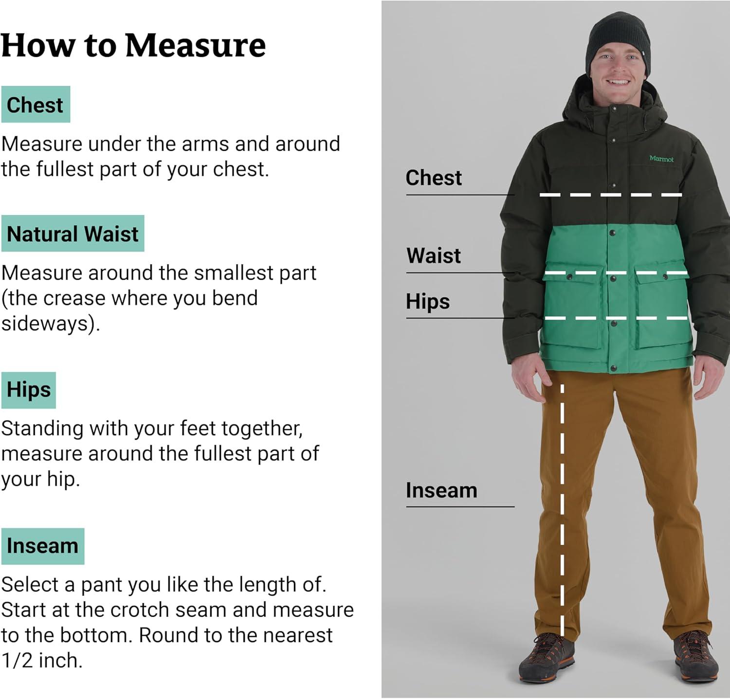 imageMARMOT Mens Fordham Down Jacket Waterproof Breathable 700Fill Insulated Puffer CoatGreen