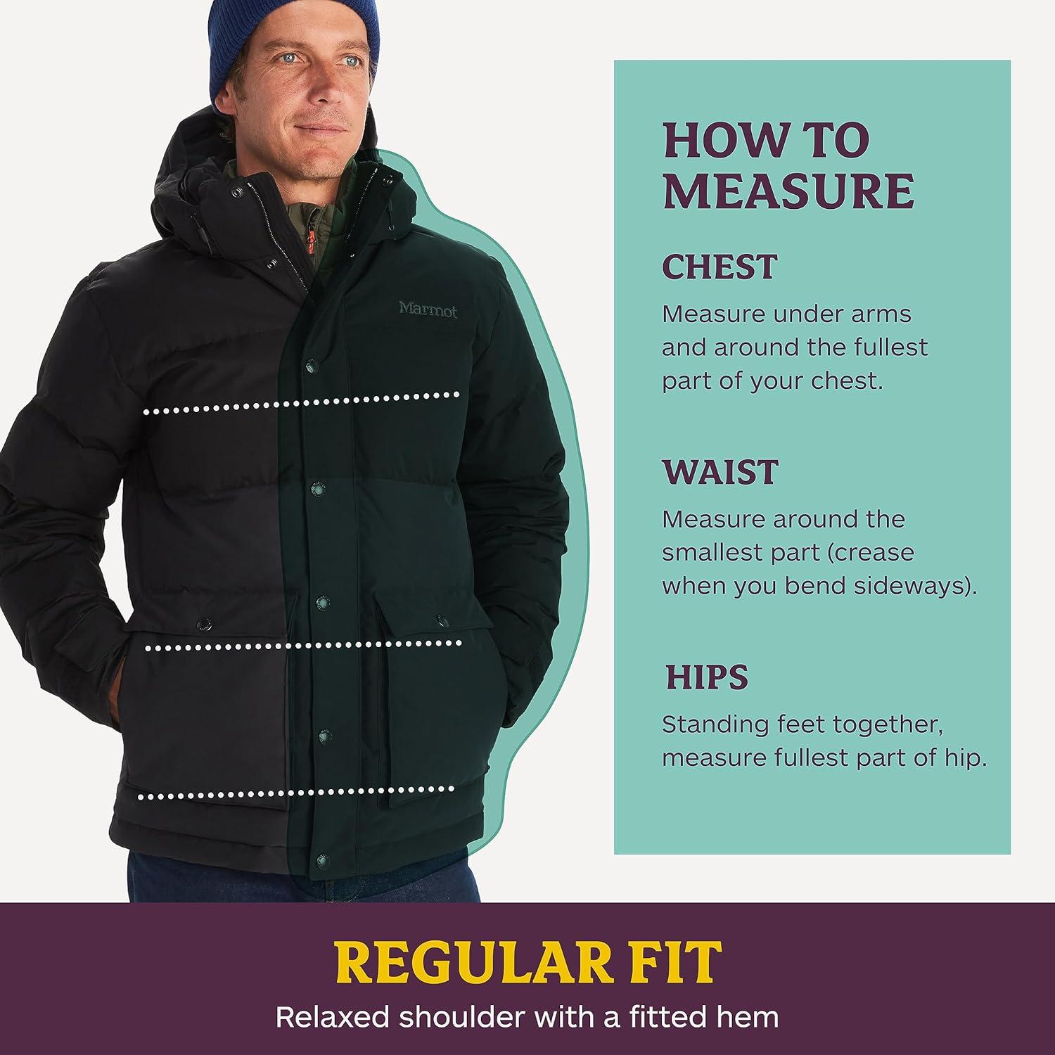 imageMARMOT Mens Fordham Down Jacket Waterproof Breathable 700Fill Insulated Puffer CoatNoriVetiver