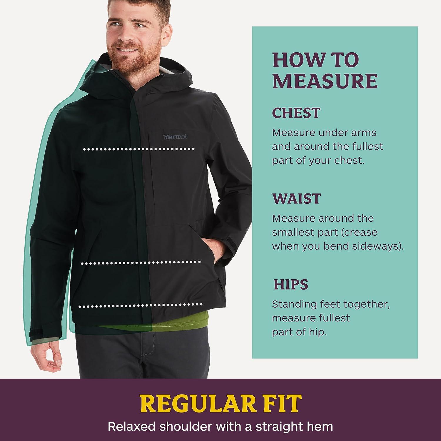 imageMARMOT Mens GORETEX Minimalist Rain Jacket Packable Breathable Durable Wind ampamp Water ProtectionTangelo