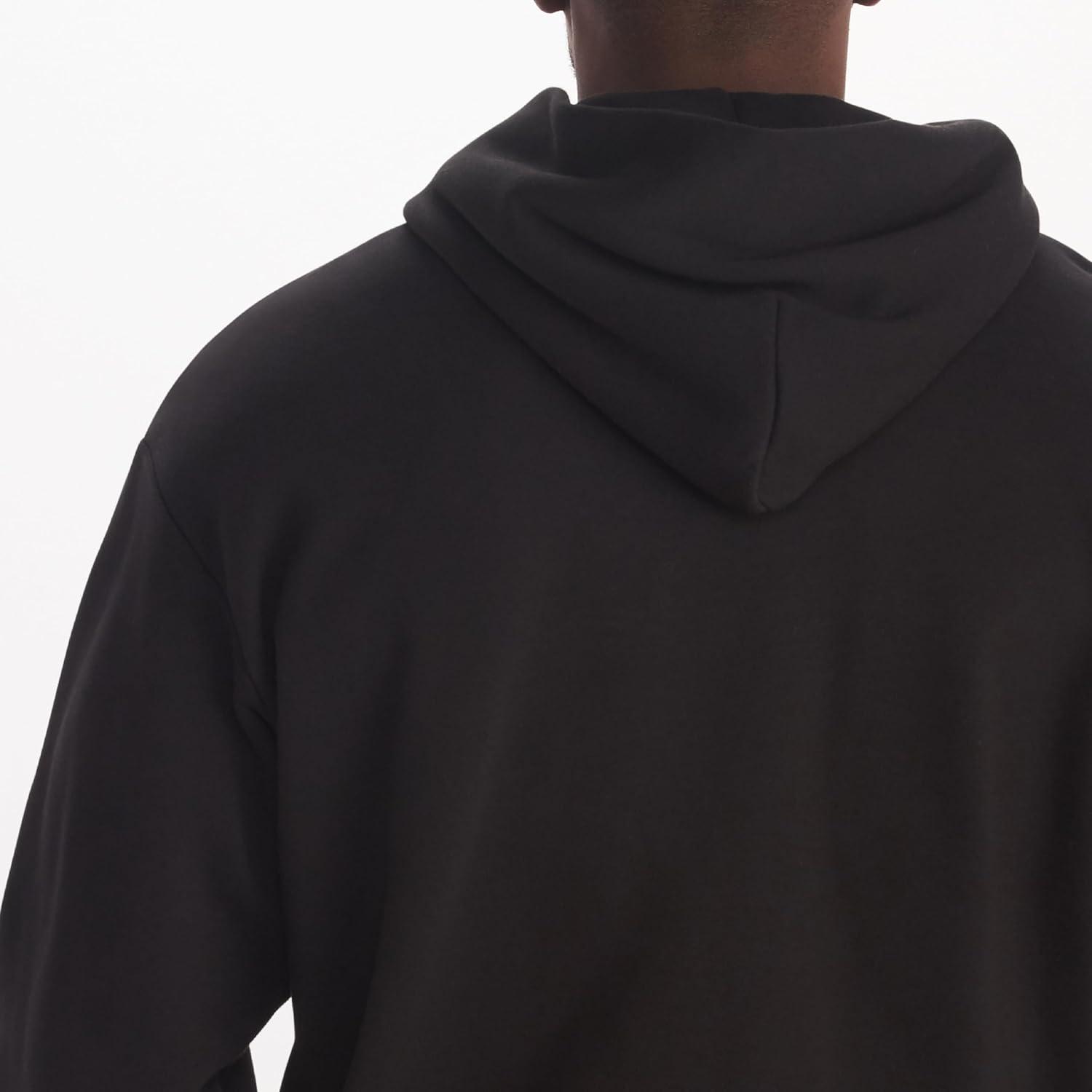 imageMARMOT Mens MMW Hoody Hooded Sweatshirt with Screen Printed Graphic DoubleLayer Hood and Kangaroo PocketBlack