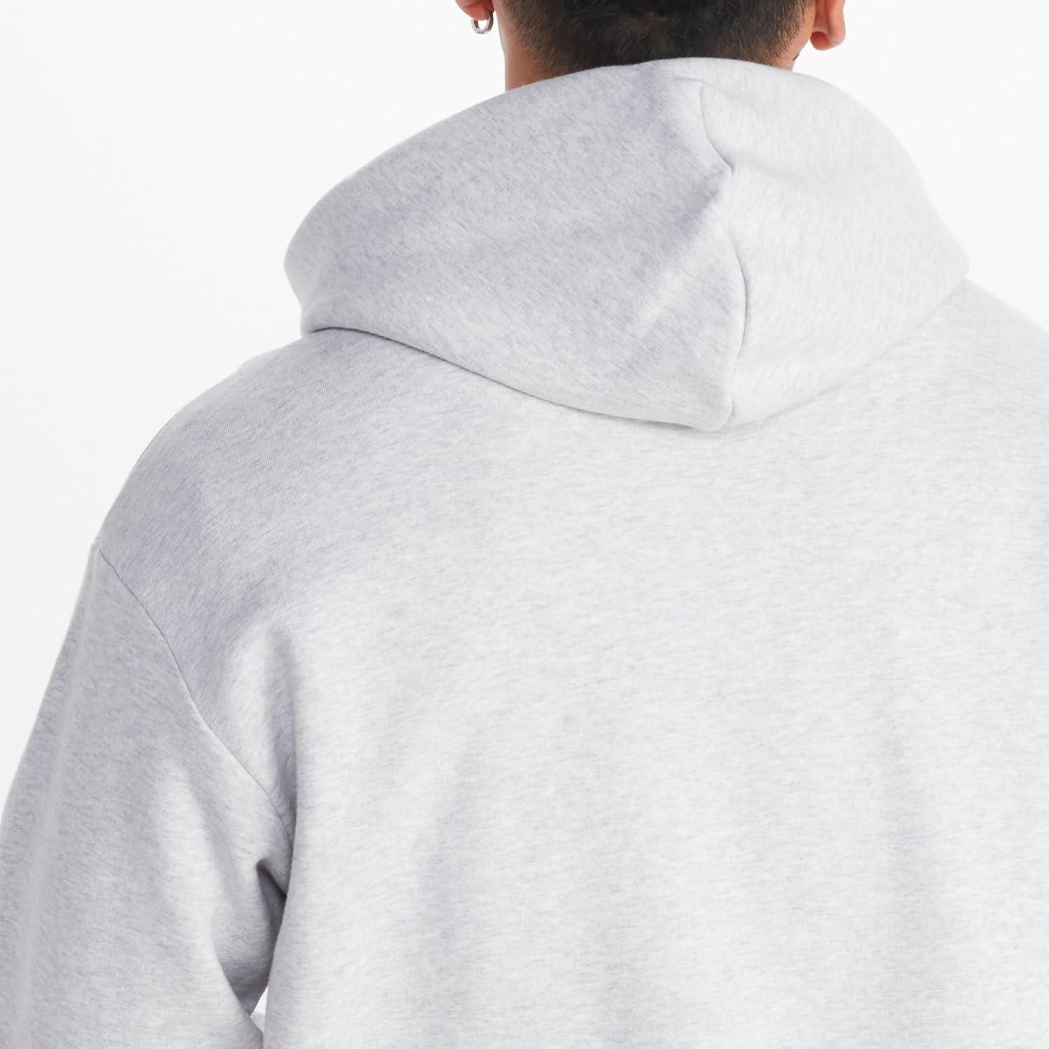 imageMARMOT Mens MMW Hoody Hooded Sweatshirt with Screen Printed Graphic DoubleLayer Hood and Kangaroo PocketLight Grey Heather