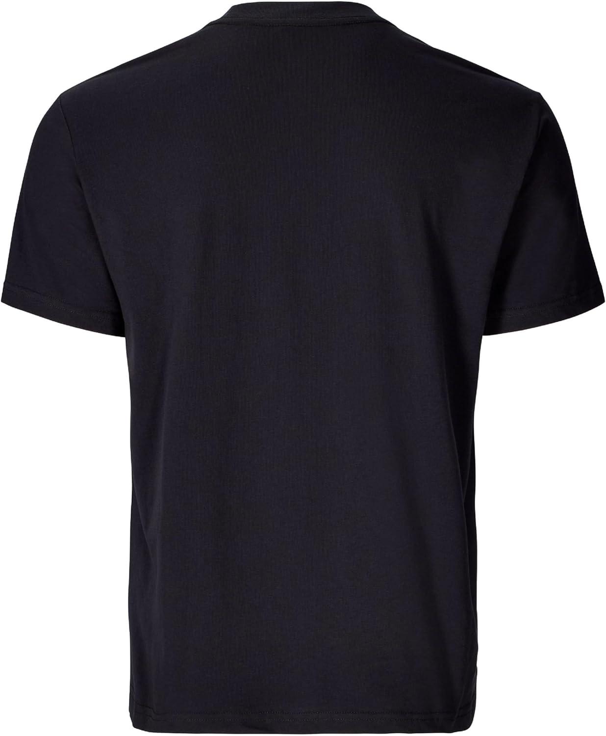 imageMARMOT Mens MMW ShortSleeve Tee Screen Printed Graphic on Soft Breathable EcoFriendly CottonPoly BlendBlack