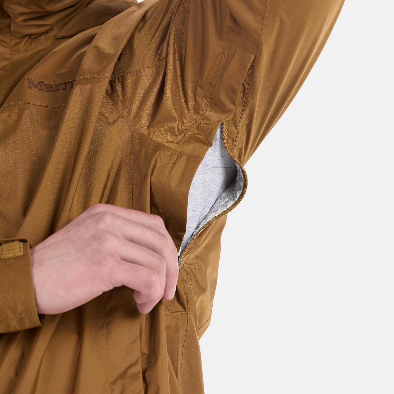 imageMARMOT Mens PreCip Eco Lightweight ampamp Waterproof Rain Jacket Hazel Latest Collection Small