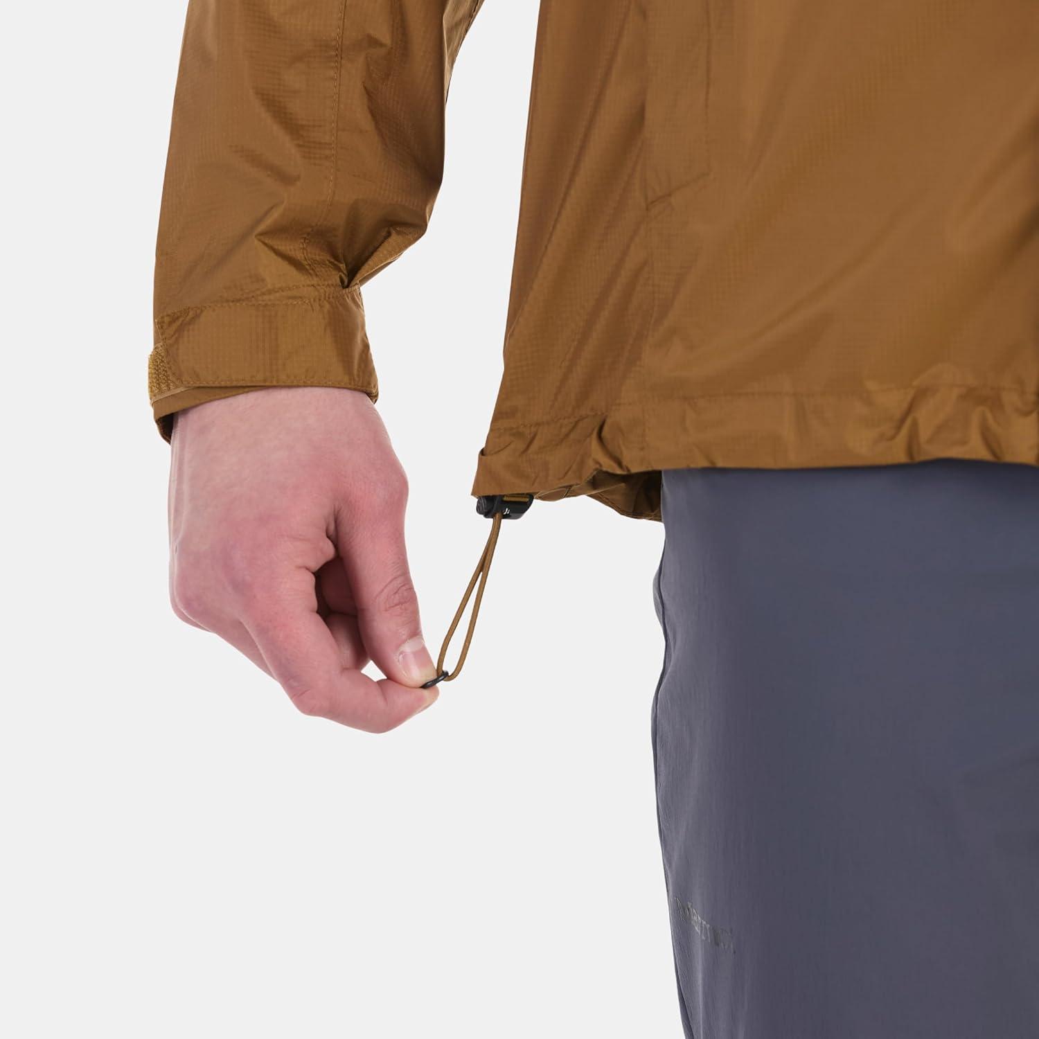 imageMARMOT Mens PreCip Eco Lightweight ampamp Waterproof Rain Jacket Hazel Latest Collection Small