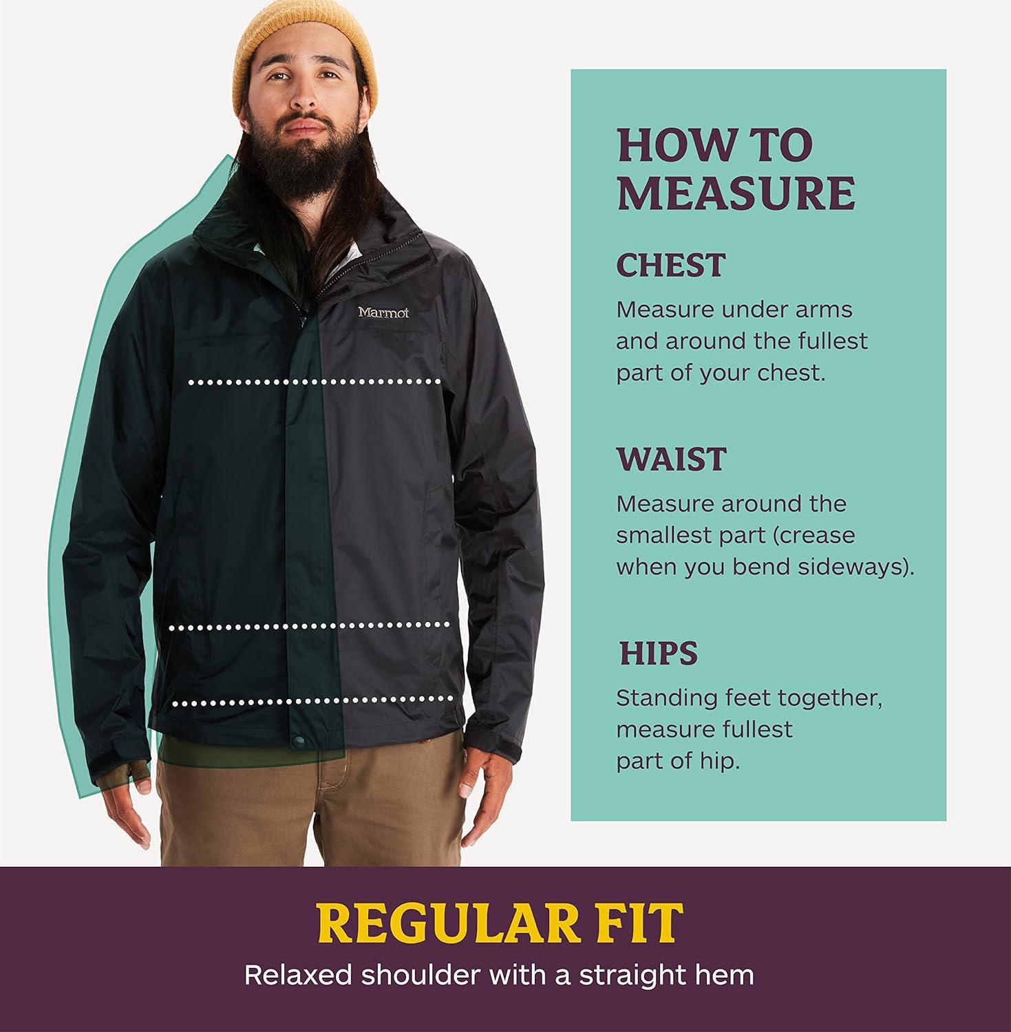 imageMARMOT Mens Precip Eco Waterproof Rain Jacket 100 Recycled Breathable Lightweight Packable RaincoatClassic Blue