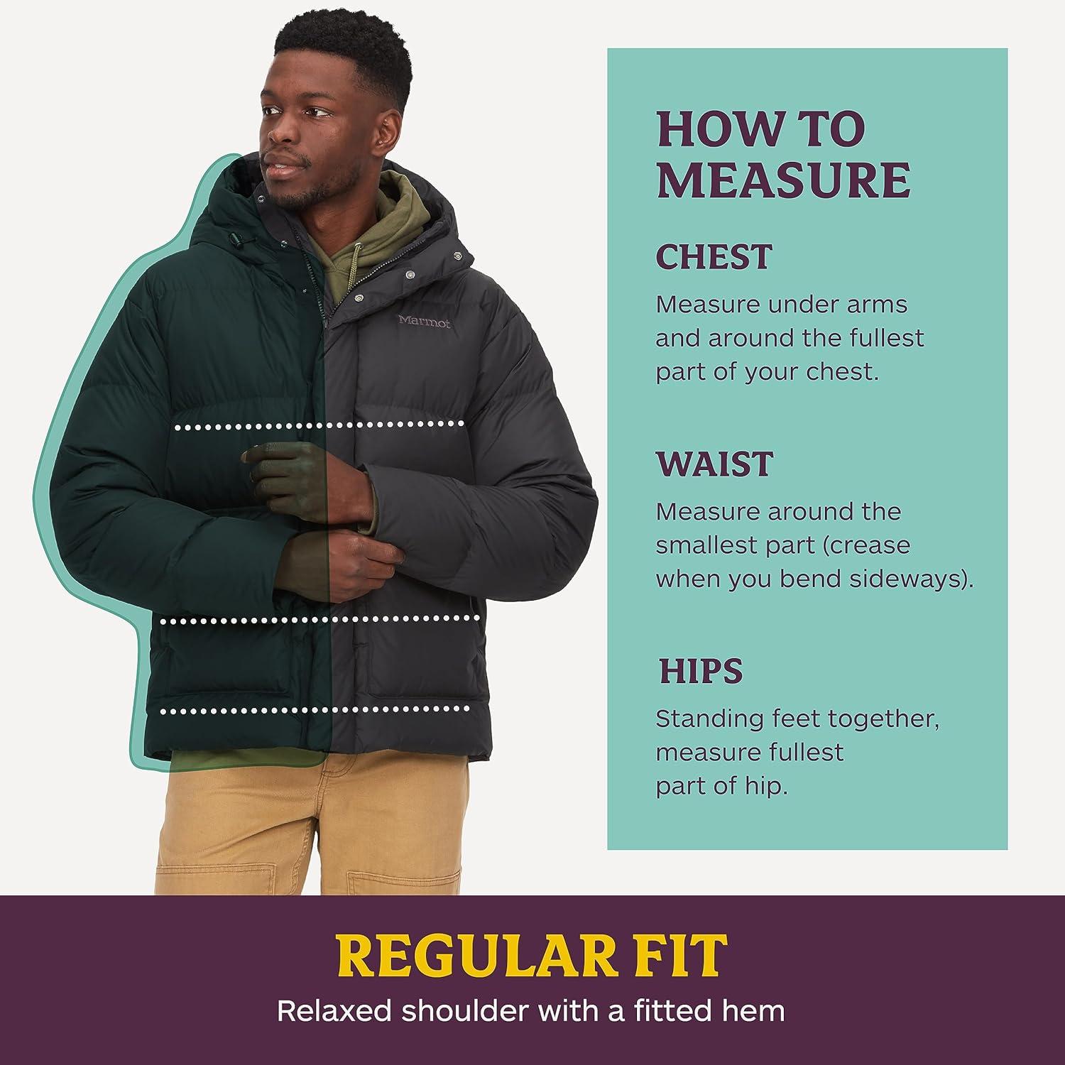imageMARMOT Mens Stockholm 700 Fill Down Puffer with HoodNew Black