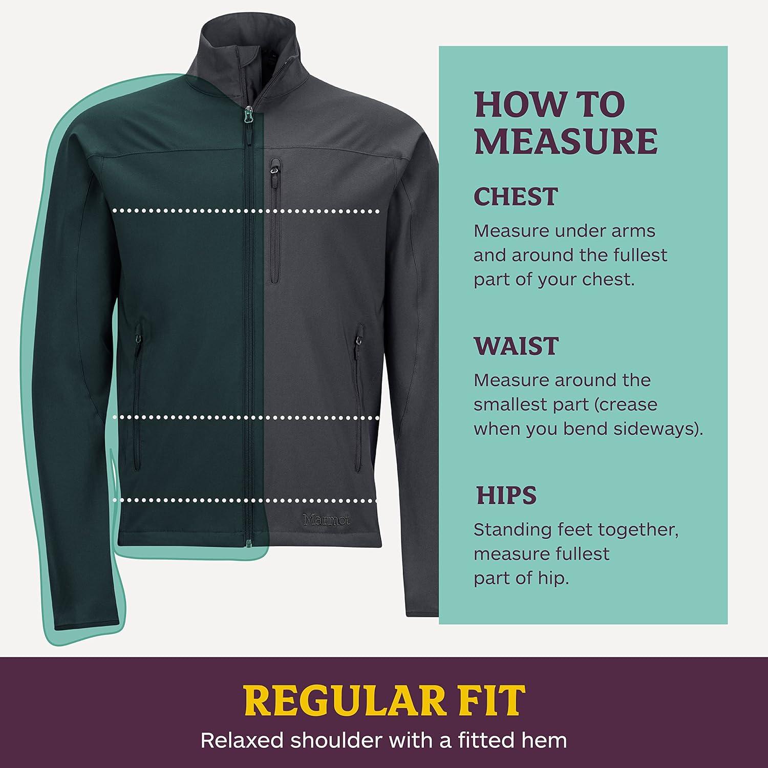 imageMARMOT Mens Tempo Jacket Breathable WaterResistant SoftshellJet Black
