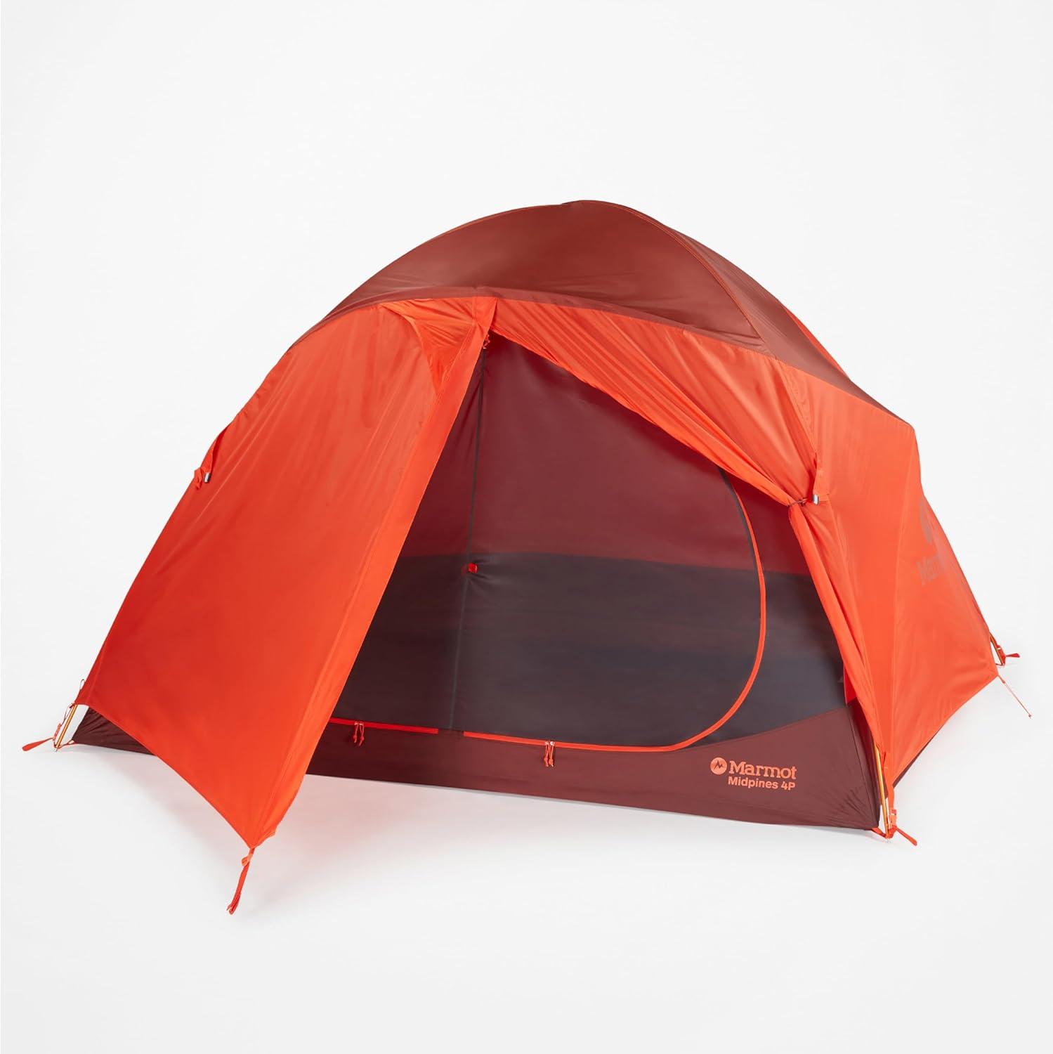 imageMARMOT Midpines 4P6P Camping Tents ampamp Footprints4 Person Red SunPicante