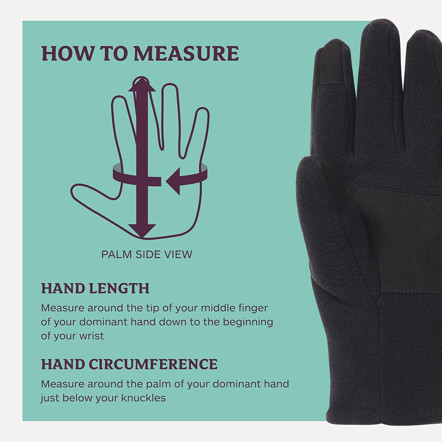 imageMARMOT Unisex Rocklin Fleece ColdWeather Glove Cozy Warm Comfort with Touchscreen Compatible Fingertips