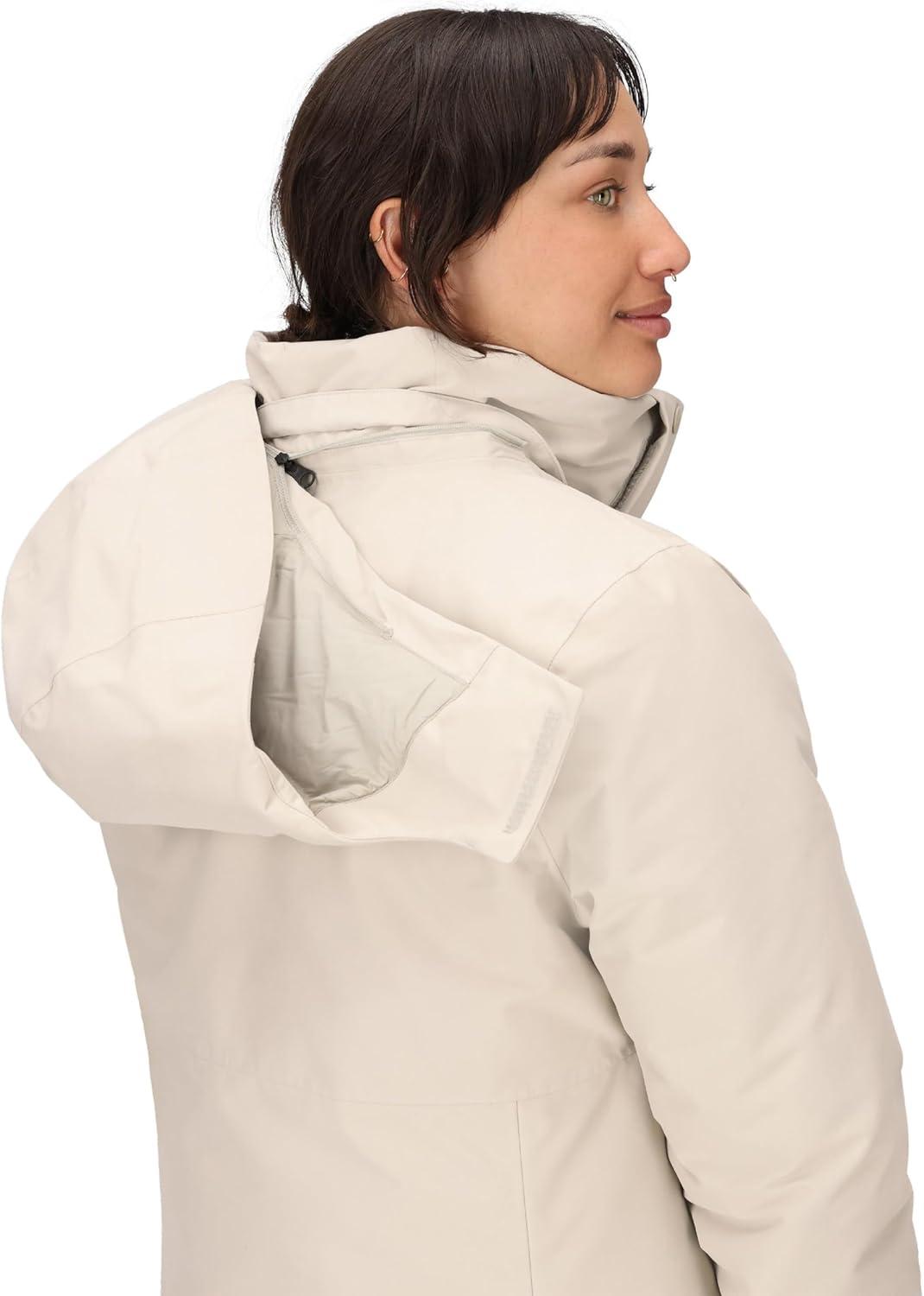 imageMARMOT Womens Chelsea 700 Down Fill Coat with HoodBirch Bark Latest Collection
