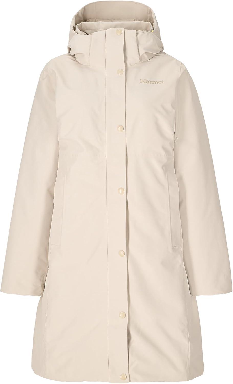 imageMARMOT Womens Chelsea 700 Down Fill Coat with HoodBirch Bark Latest Collection