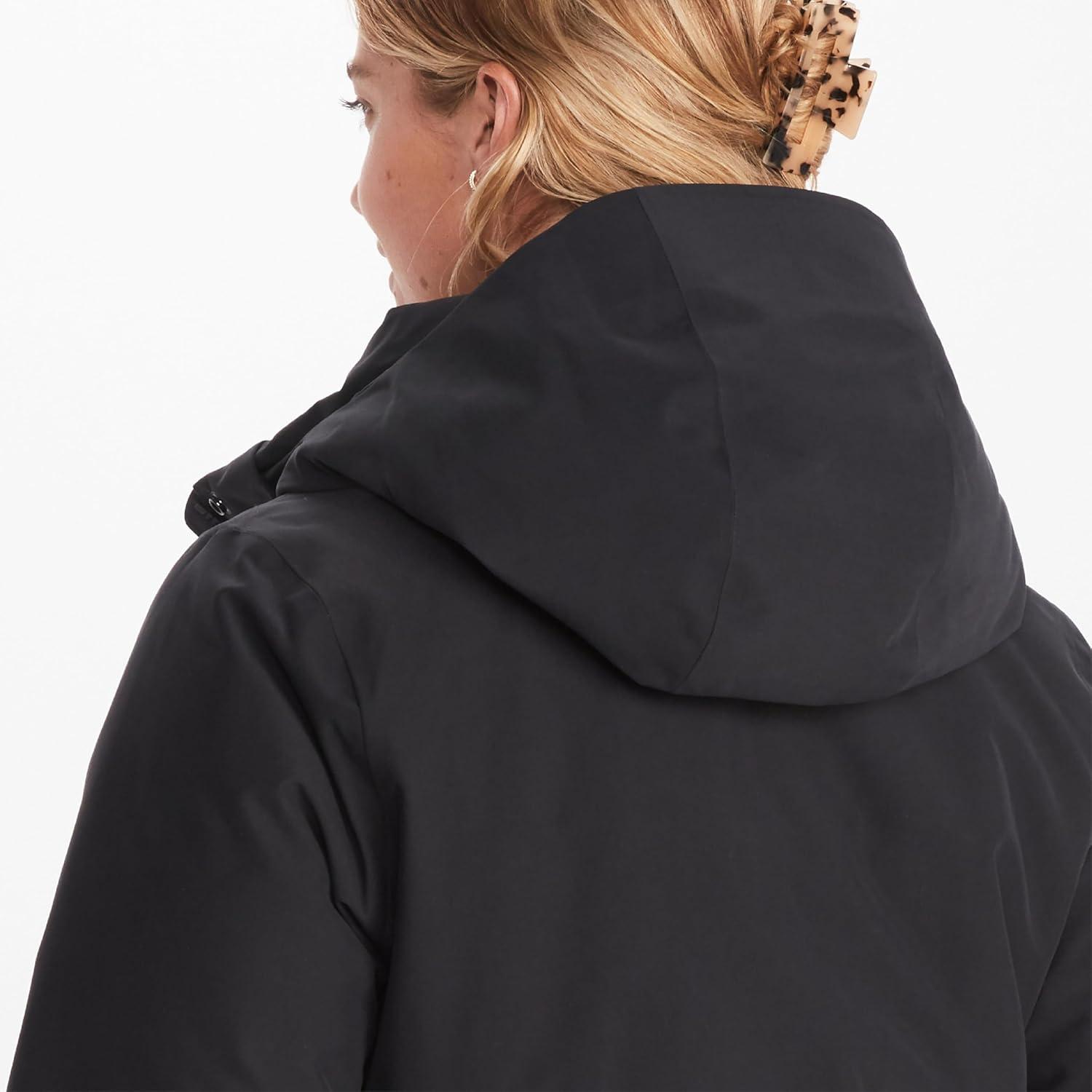 imageMARMOT Womens Chelsea 700 Down Fill Coat with HoodBlack Latest Collection