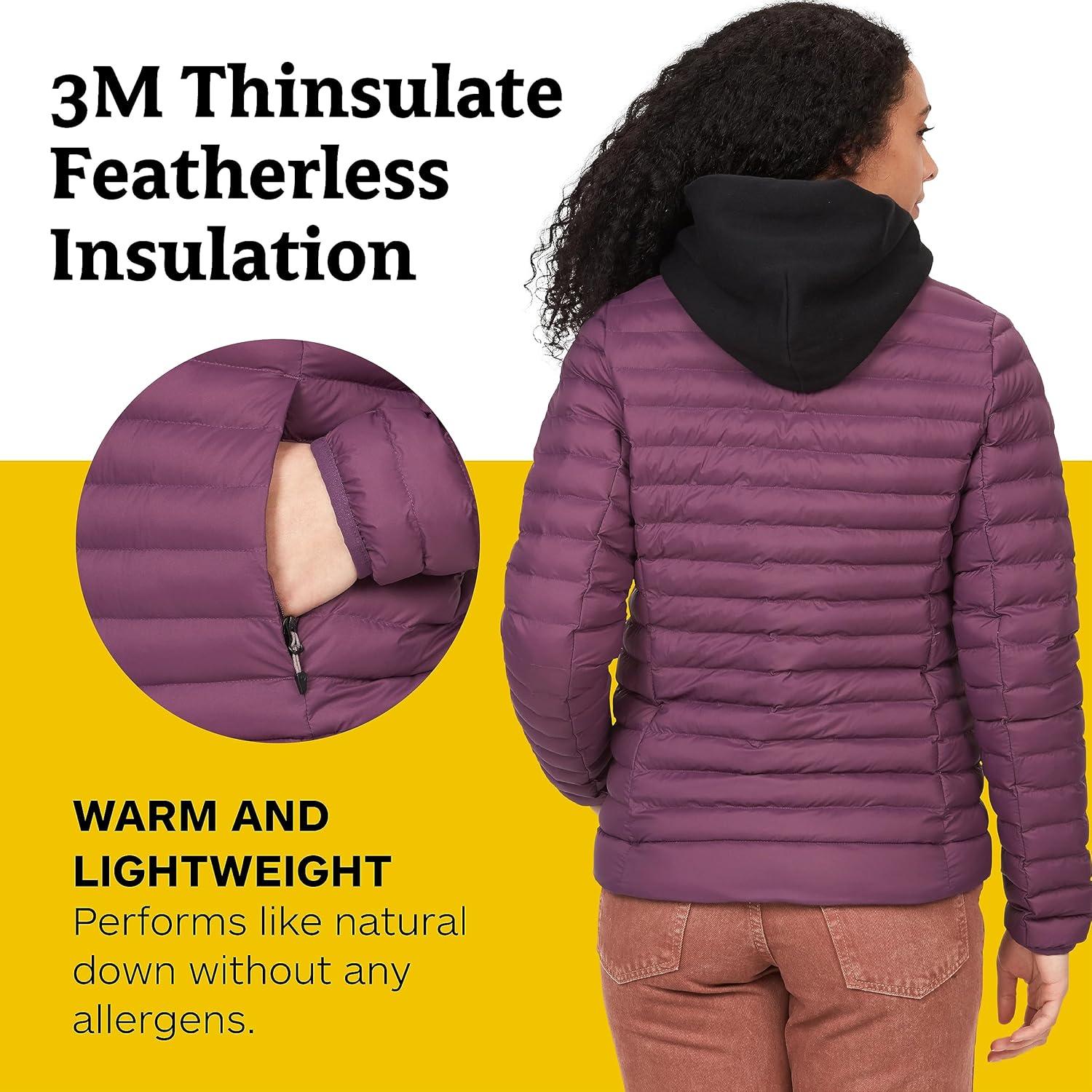imageMARMOT Womens Echo Featherless Jacket Lightweight DownAlternative Insulated JacketPurple Fig
