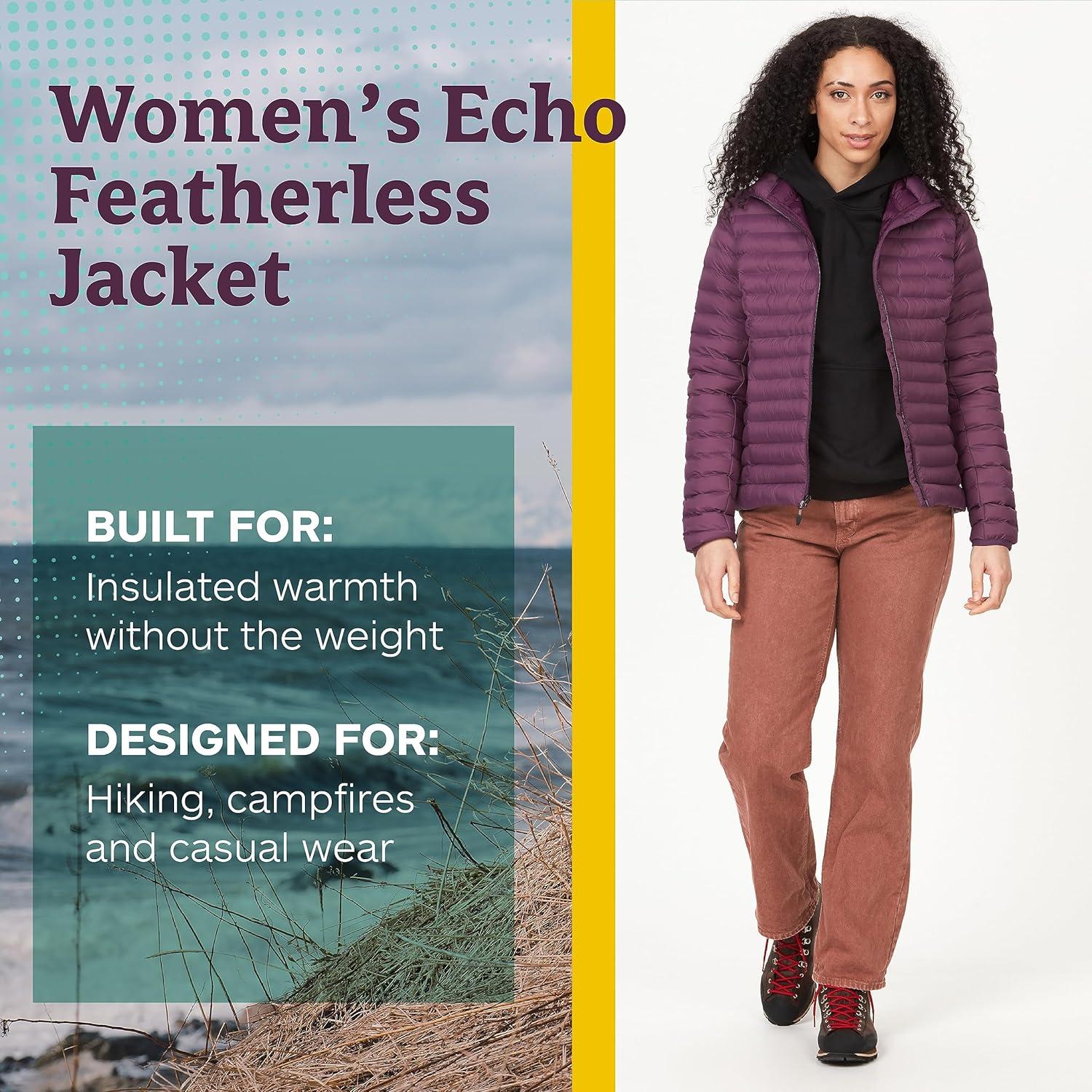 imageMARMOT Womens Echo Featherless Jacket Lightweight DownAlternative Insulated JacketPurple Fig