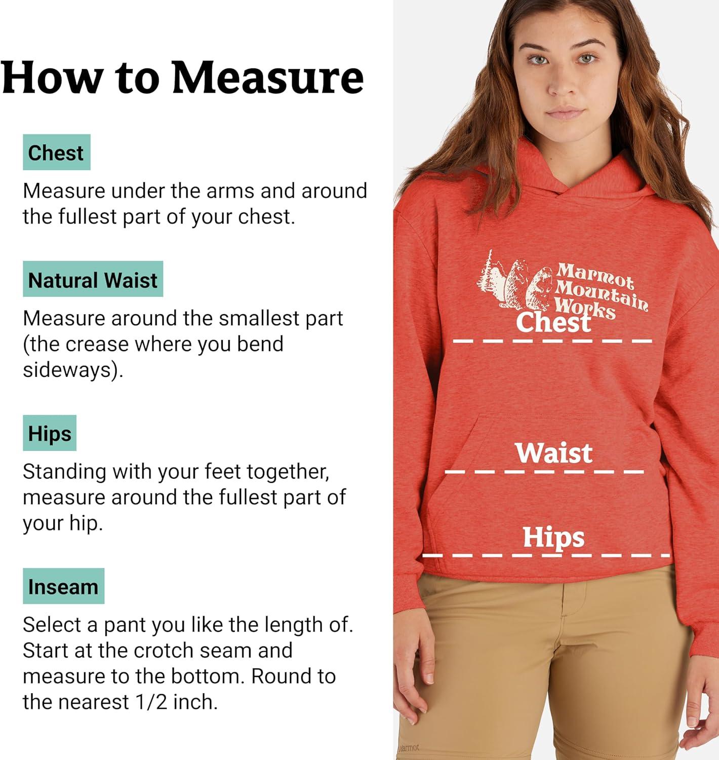 imageMARMOT Womens Marmot for Life Hoody Hooded Sweatshirt with Screen Printed Graphic DoubleLayer Hood and Kangaroo PocketGrapefruit