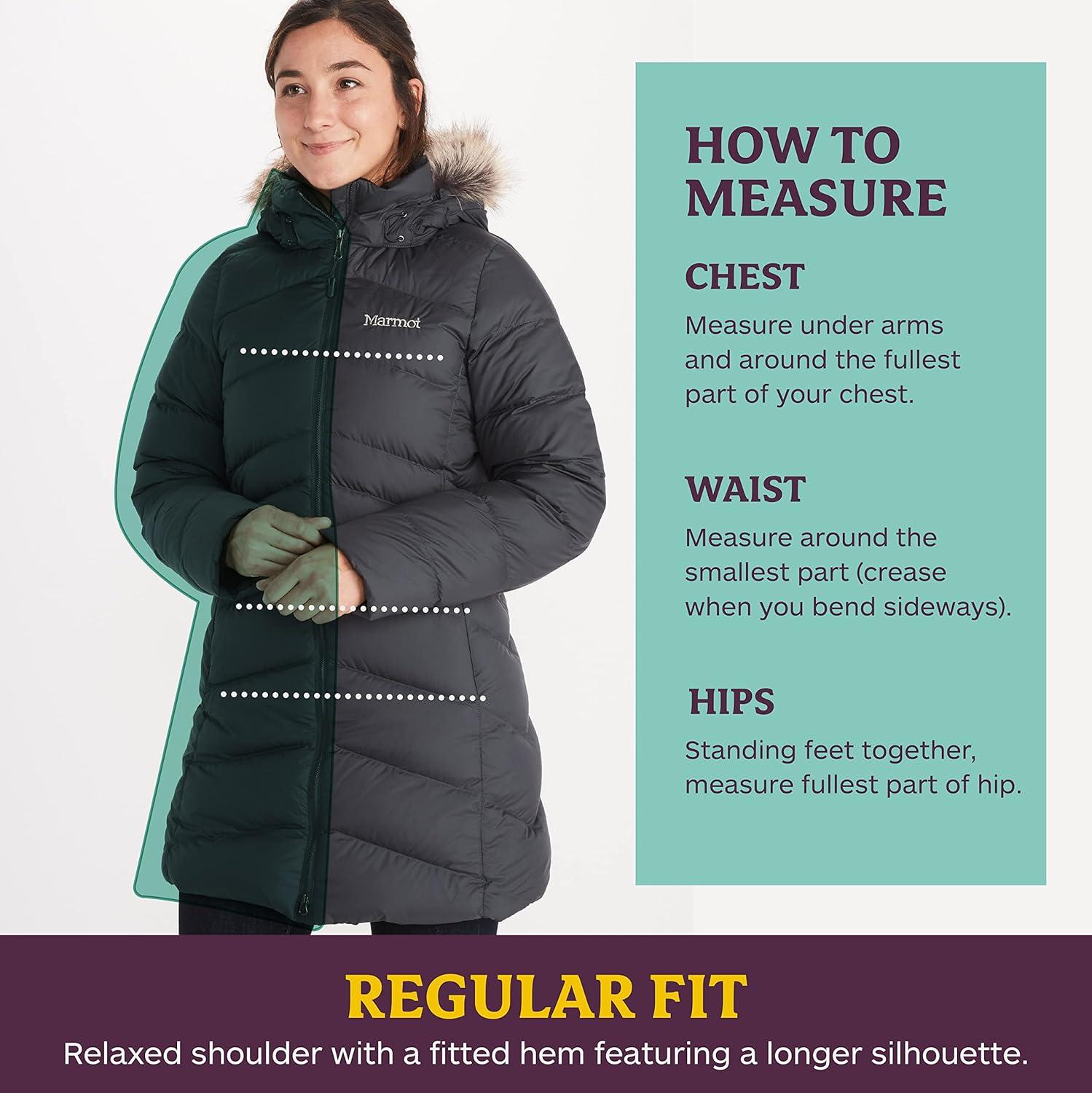 imageMARMOT Womens Montreal Midthigh Length Down Puffer CoatJet Black