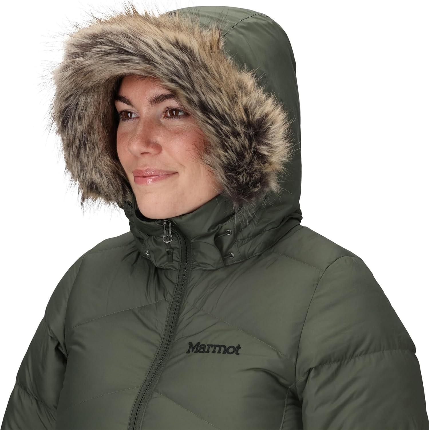 imageMARMOT Womens Montreaux Full Length Down Puffer CoatNori 2