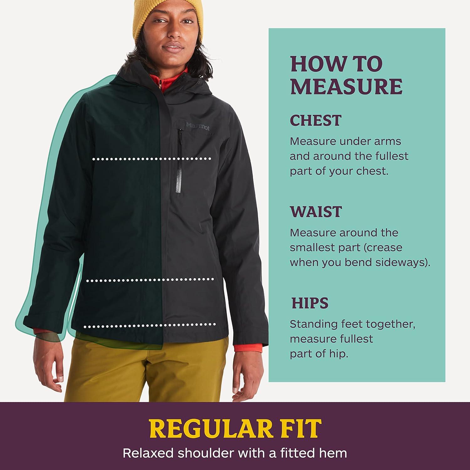 imageMARMOT Womens Ramble 3in1 Component Jacket Recycled Waterproof Shell with Hood and Removable Insulated Thermal R LinerArctic Navy