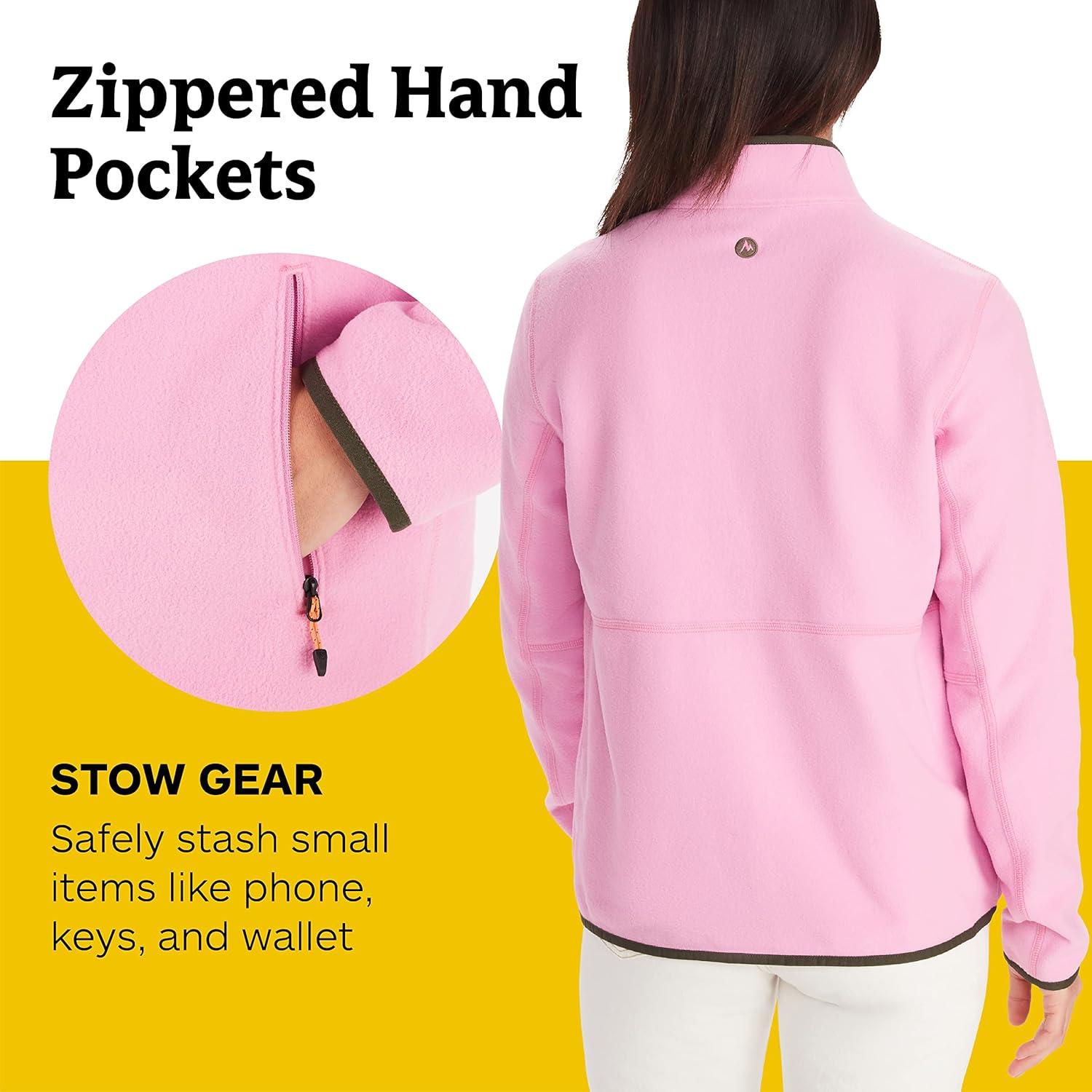 imageMARMOT Womens Rocklin Full Zip Fleece JacketWild Orchid