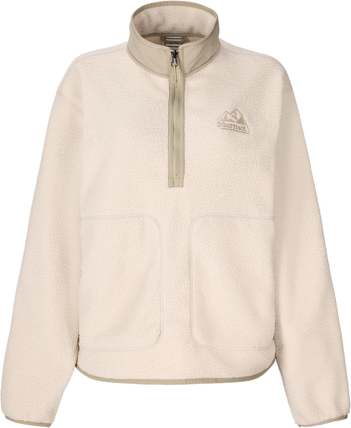 imageMARMOT womens Womens Wanderer High Pile Fleece PulloverBirch Bark