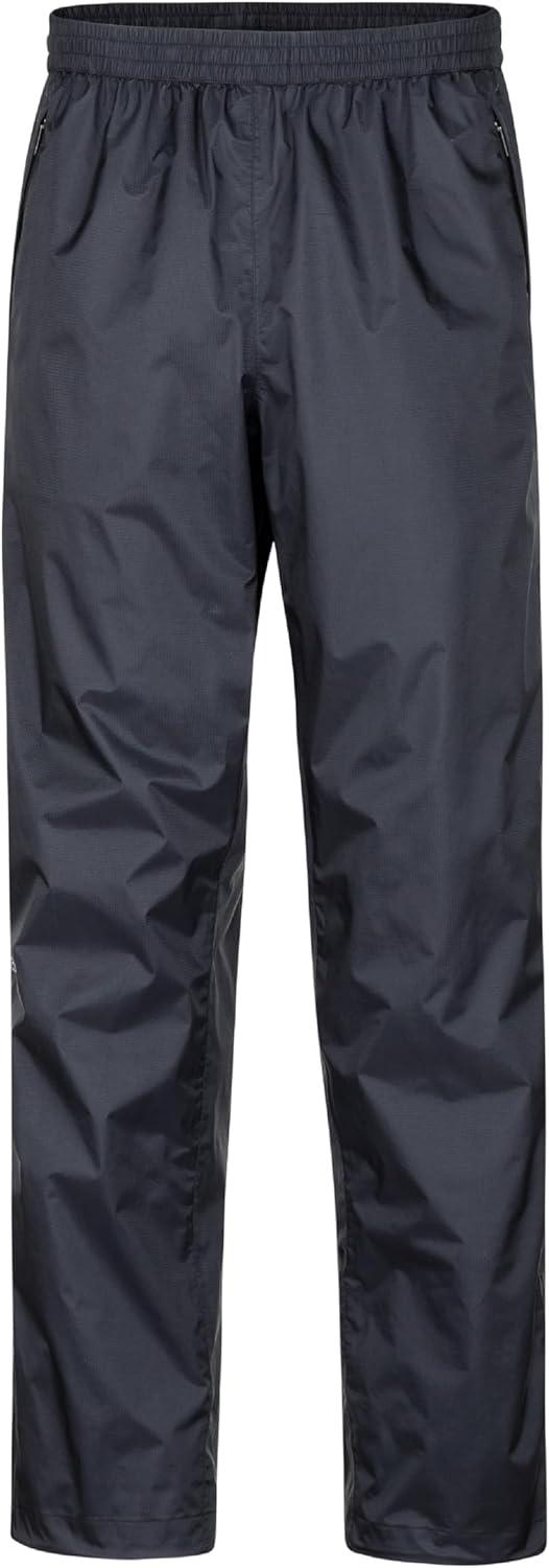 imageMarmot Mens PreCip Eco Rain Pant Lightweight Waterproof Packable Hiking Pants Made with Recycled MaterialsBlack