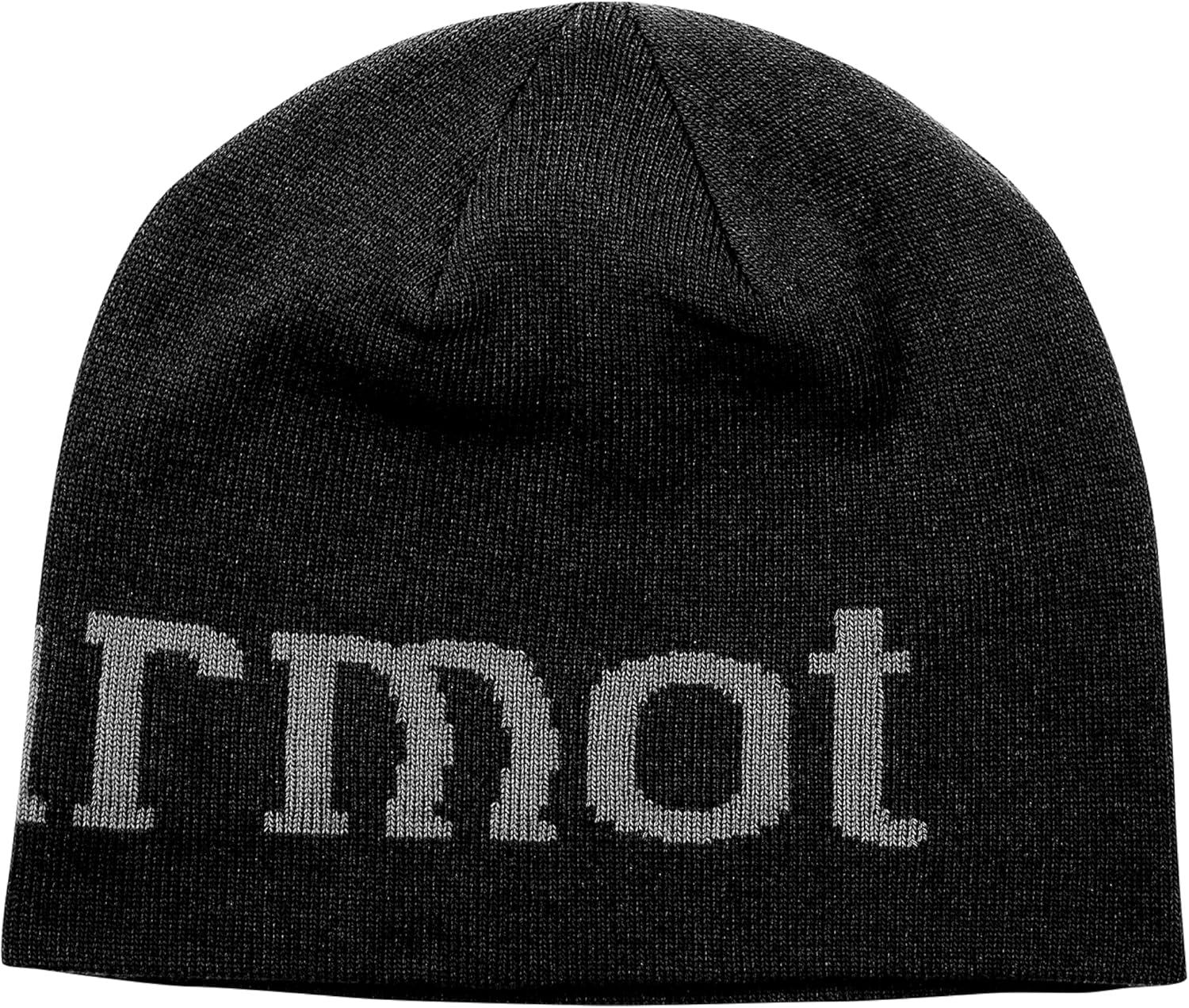 imageMarmot UnisexAdult Summit Hat Knit Skullcap BeanieBlackSteel Onyx