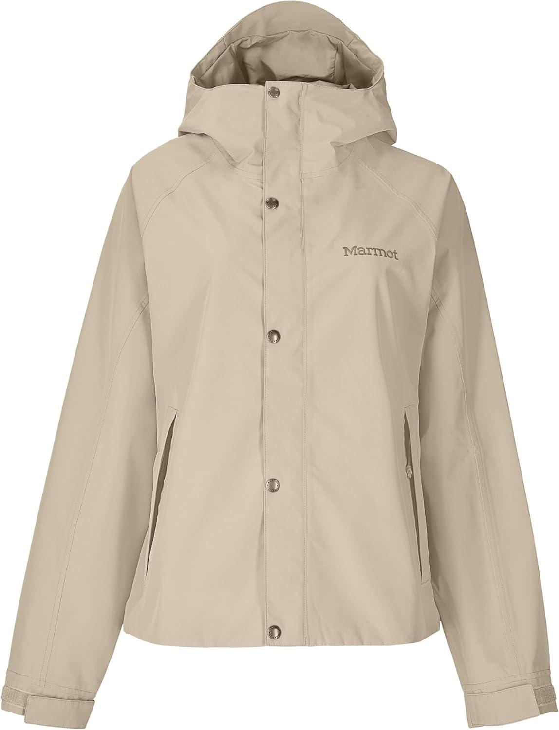 imageMarmot Womens Cascade Durable ampamp Waterproof Rain JacketShale Grey