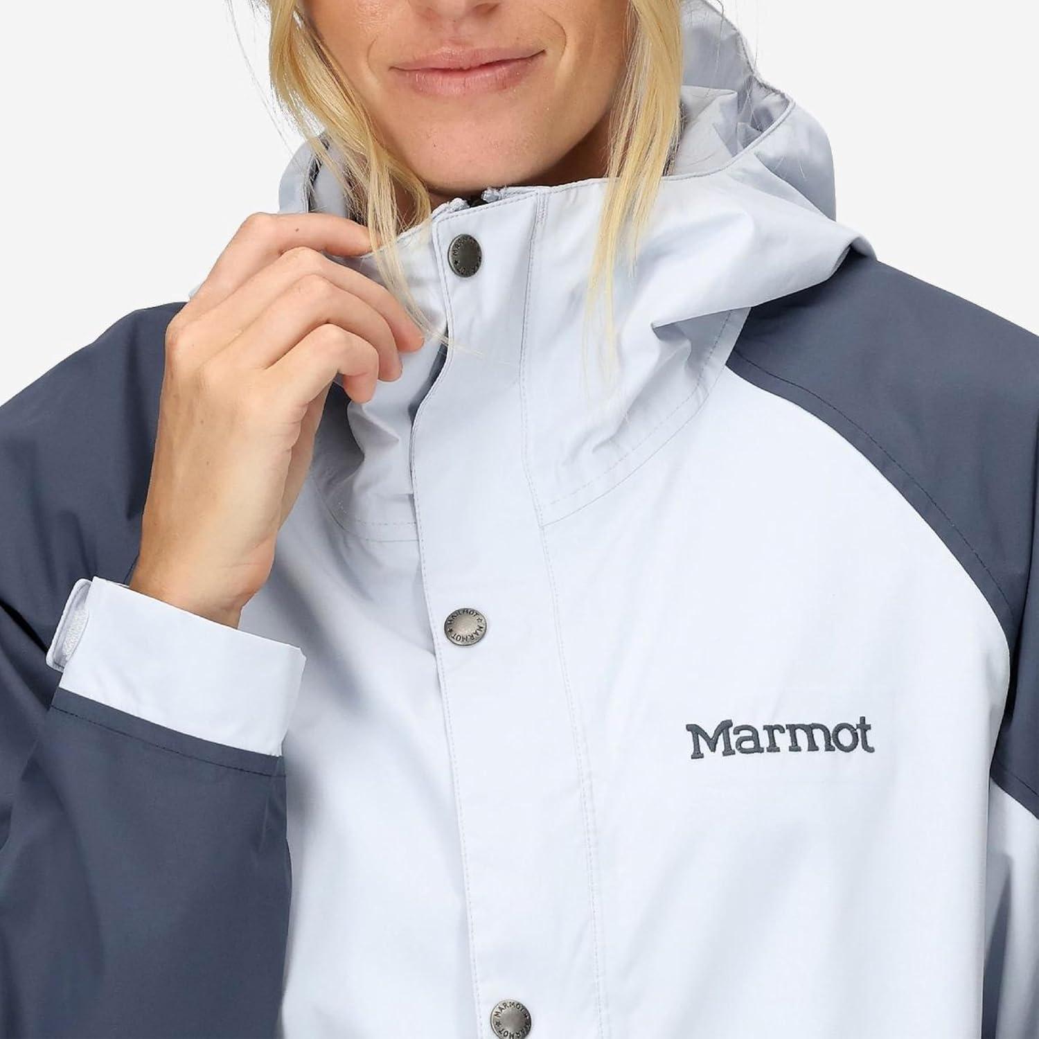 imageMarmot Womens Cascade Durable ampamp Waterproof Rain JacketVaporThunderhead