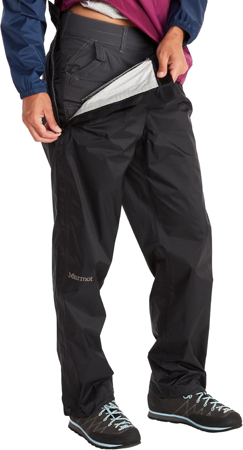 imageMarmot Womens Precip FullZip Pant Lightweight WaterproofBlack Latest Collection