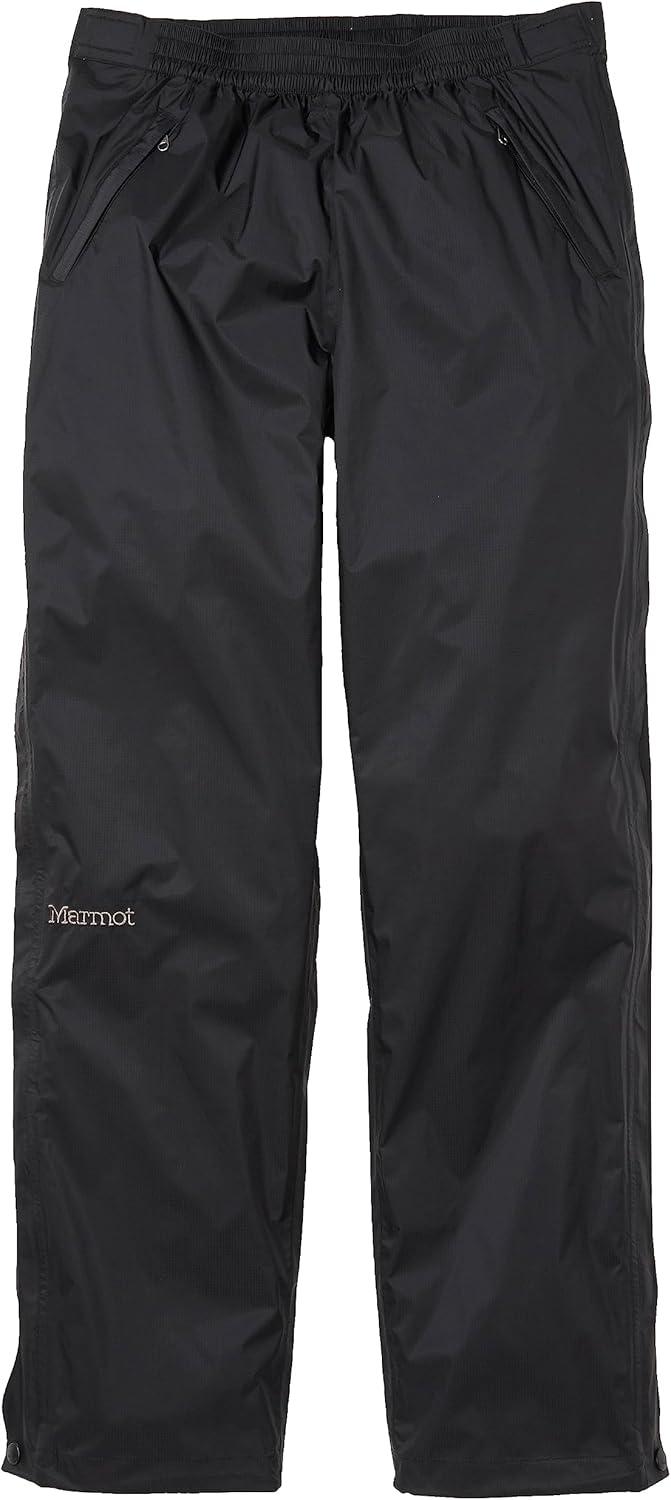 imageMarmot Womens Precip FullZip Pant Lightweight WaterproofJet Black