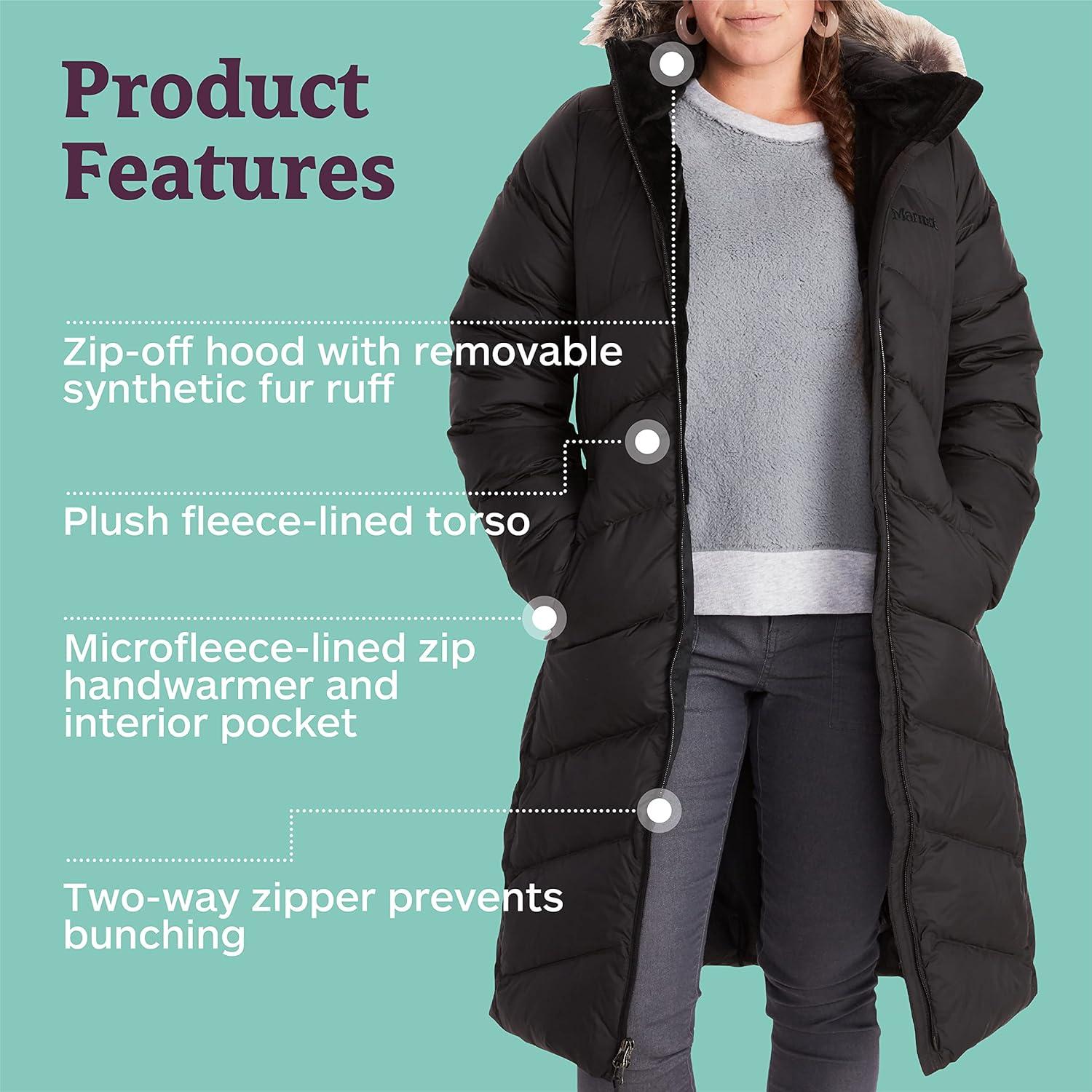 imageMarmot womens Montreaux Fulllength Down Puffer CoatJet Black