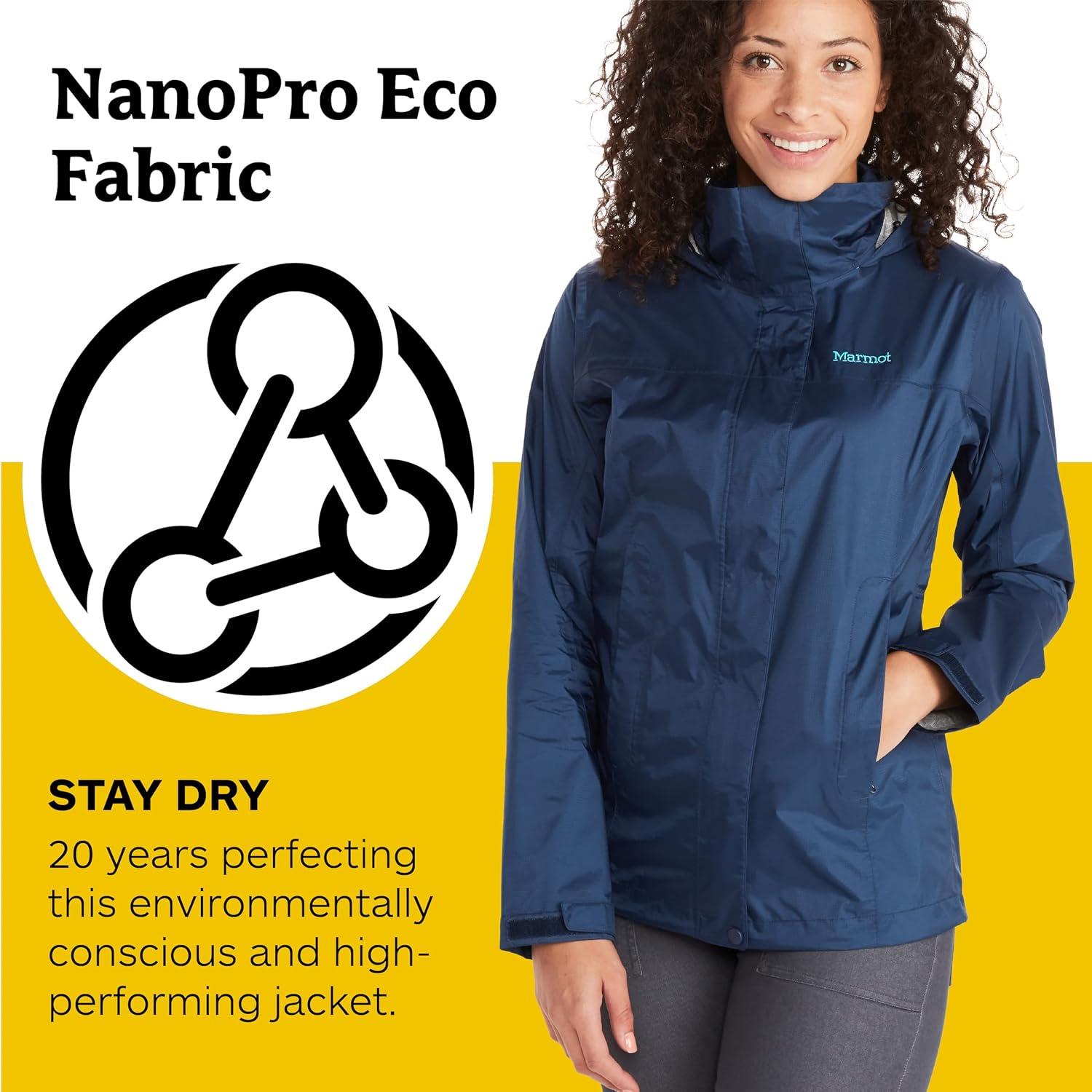 imageMarmot womens Womens Precip Eco Waterproof Rain JacketArctic Navy