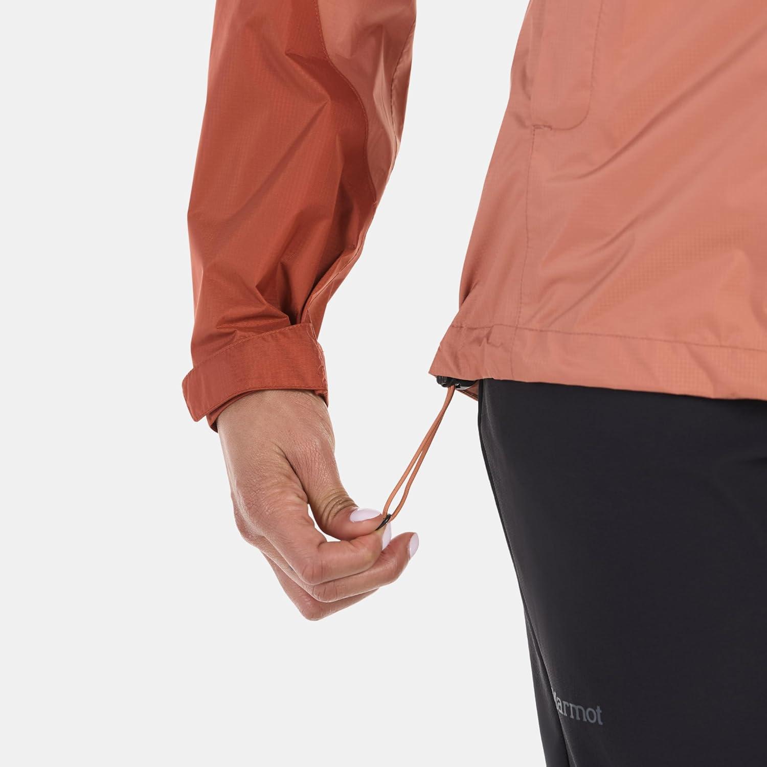 imageMarmot womens Womens Precip Eco Waterproof Rain JacketSunburnAuburn Latest Collection
