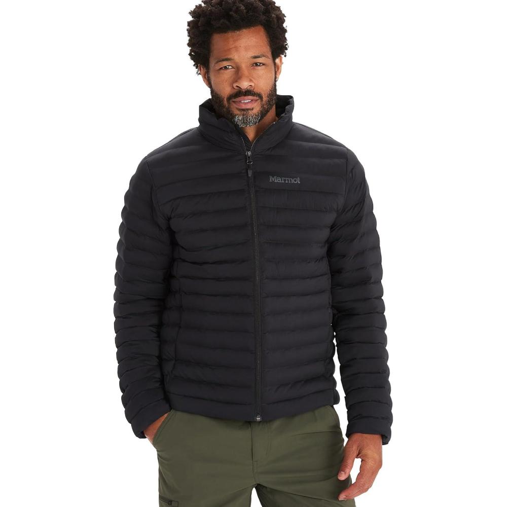 imageMARMOT Mens Echo Featherless Jacket Lightweight DownAlternative PufferBlack