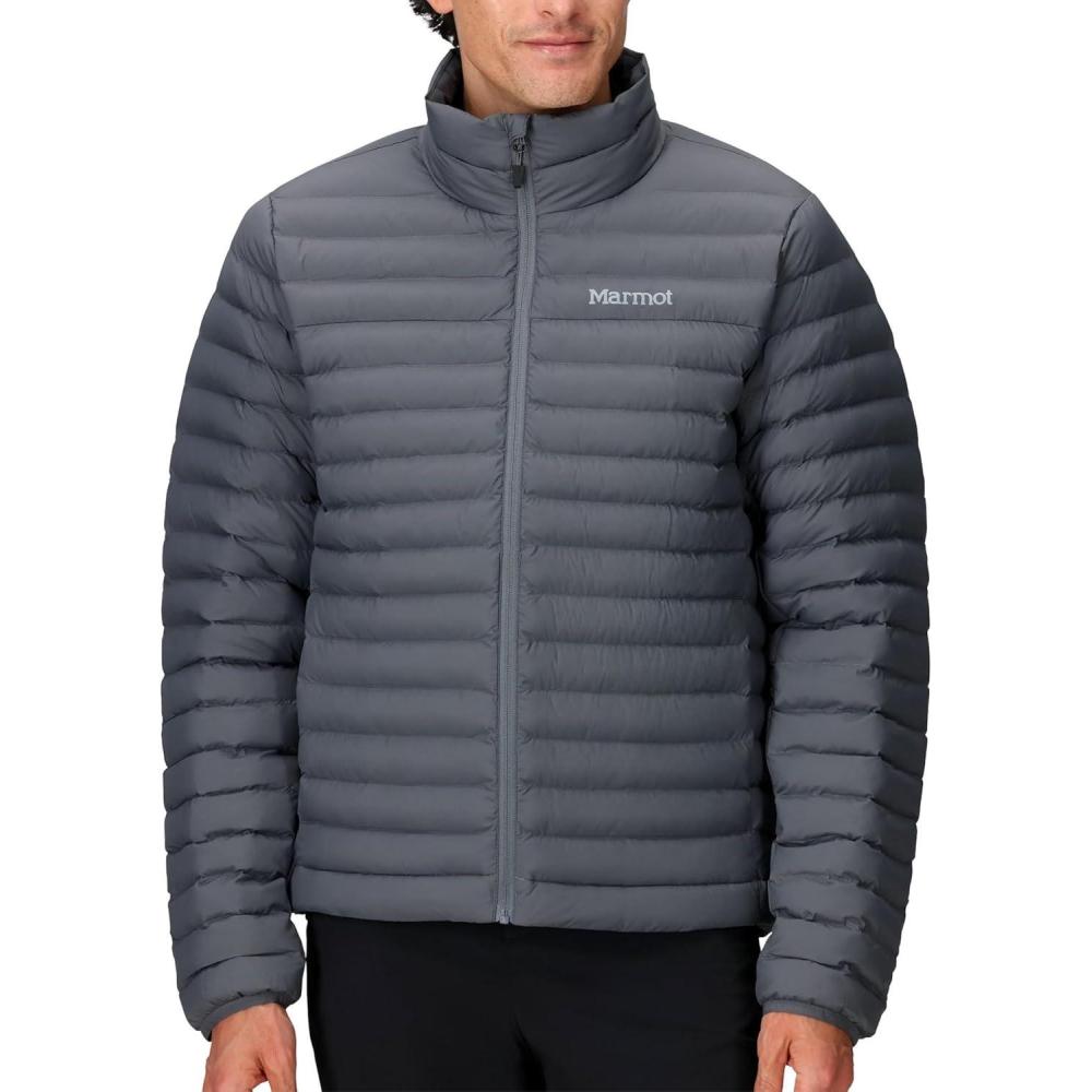 imageMARMOT Mens Echo Featherless Jacket Lightweight DownAlternative PufferSteel Onyx Latest Collection