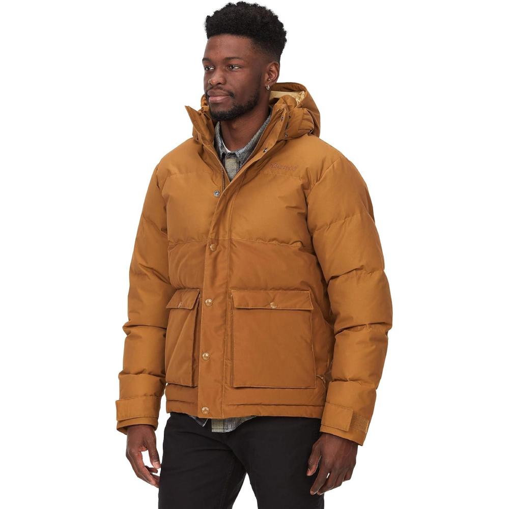 imageMARMOT Mens Fordham Down Jacket Waterproof Breathable 700Fill Insulated Puffer CoatHazel