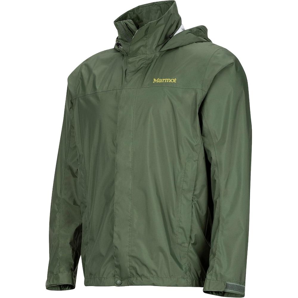 imageMARMOT Mens Precip Eco Waterproof Rain Jacket  100 Recycled Breathable Lightweight Packable RaincoatCrocodile