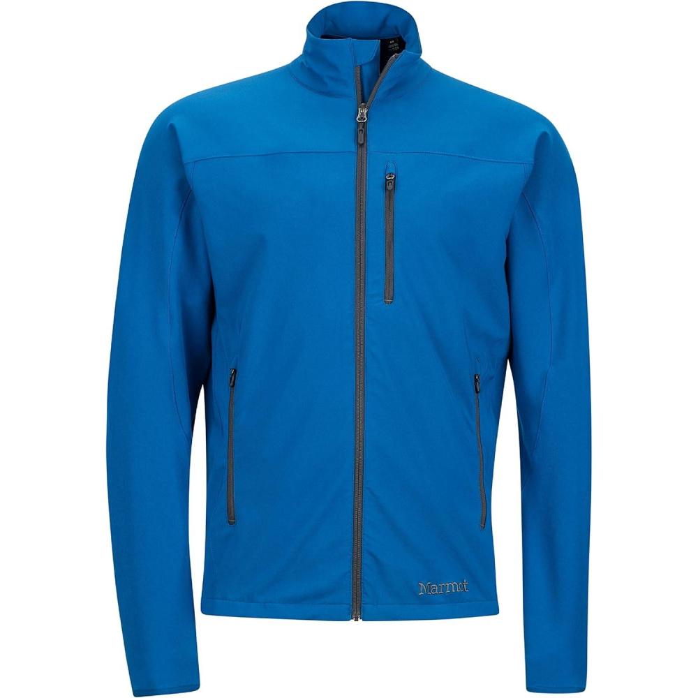imageMARMOT Mens Tempo Jacket  Breathable WaterResistant SoftshellBlue Sapphire