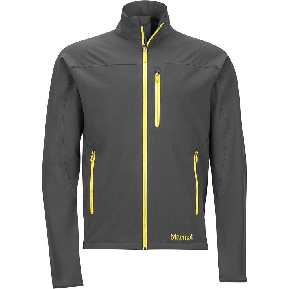 imageMARMOT Mens Tempo Jacket  Breathable WaterResistant SoftshellSlate Grey