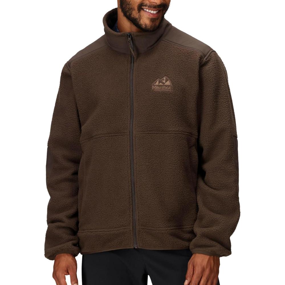 imageMARMOT Mens Wanderer High Pile Fleece JacketHickory Nut