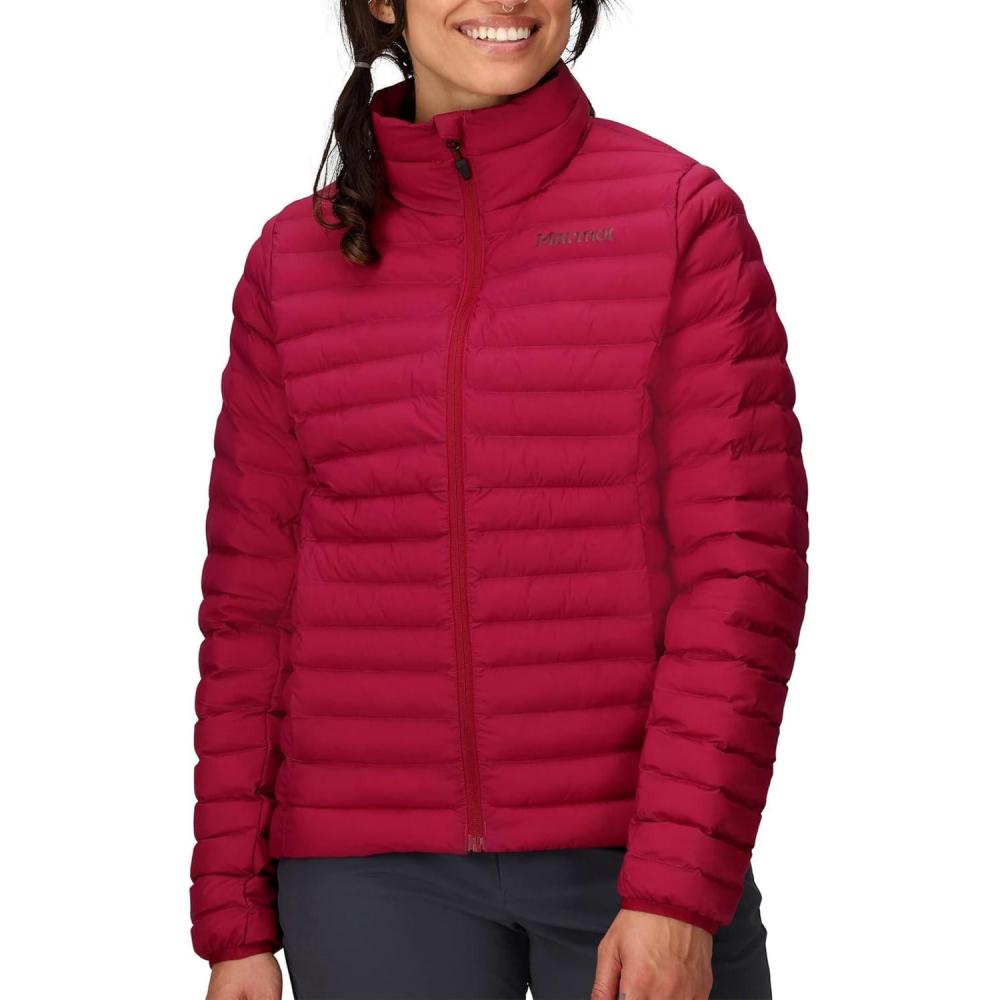 imageMARMOT Womens Echo Featherless Jacket Lightweight DownAlternative Insulated JacketRed Mulberry