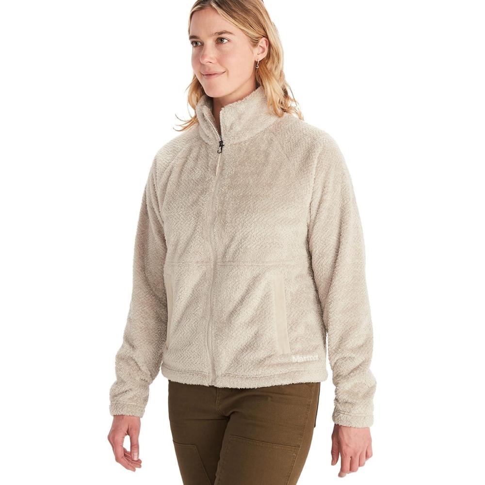 imageMARMOT Womens Homestead FullZip Jacket BlanketSoft HighPile Sherpa FleeceSandbar